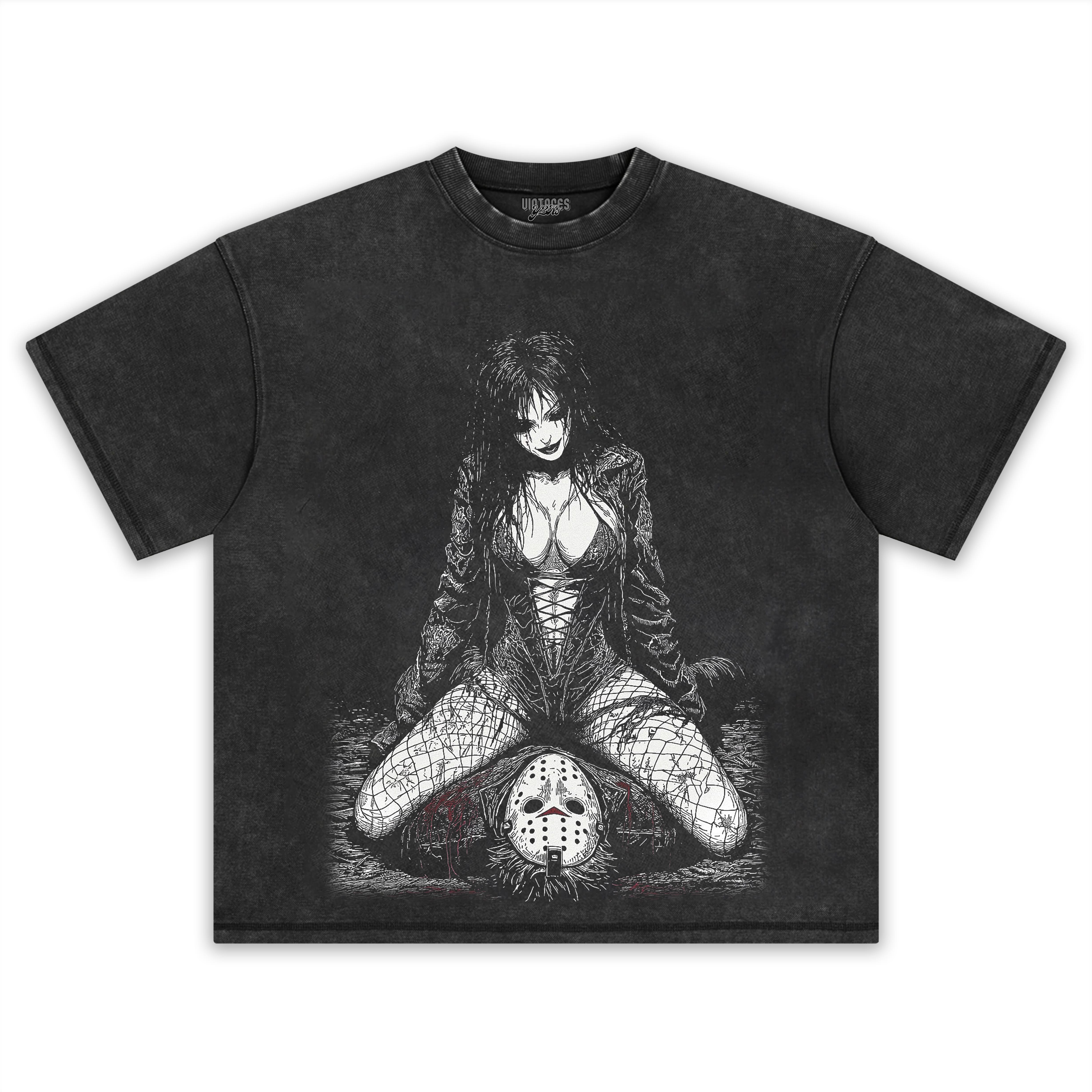 BORN IN DARKNESS SHAPED BY SILENCE-GOTHIC ROMANCE TEE & LS & HOODIE