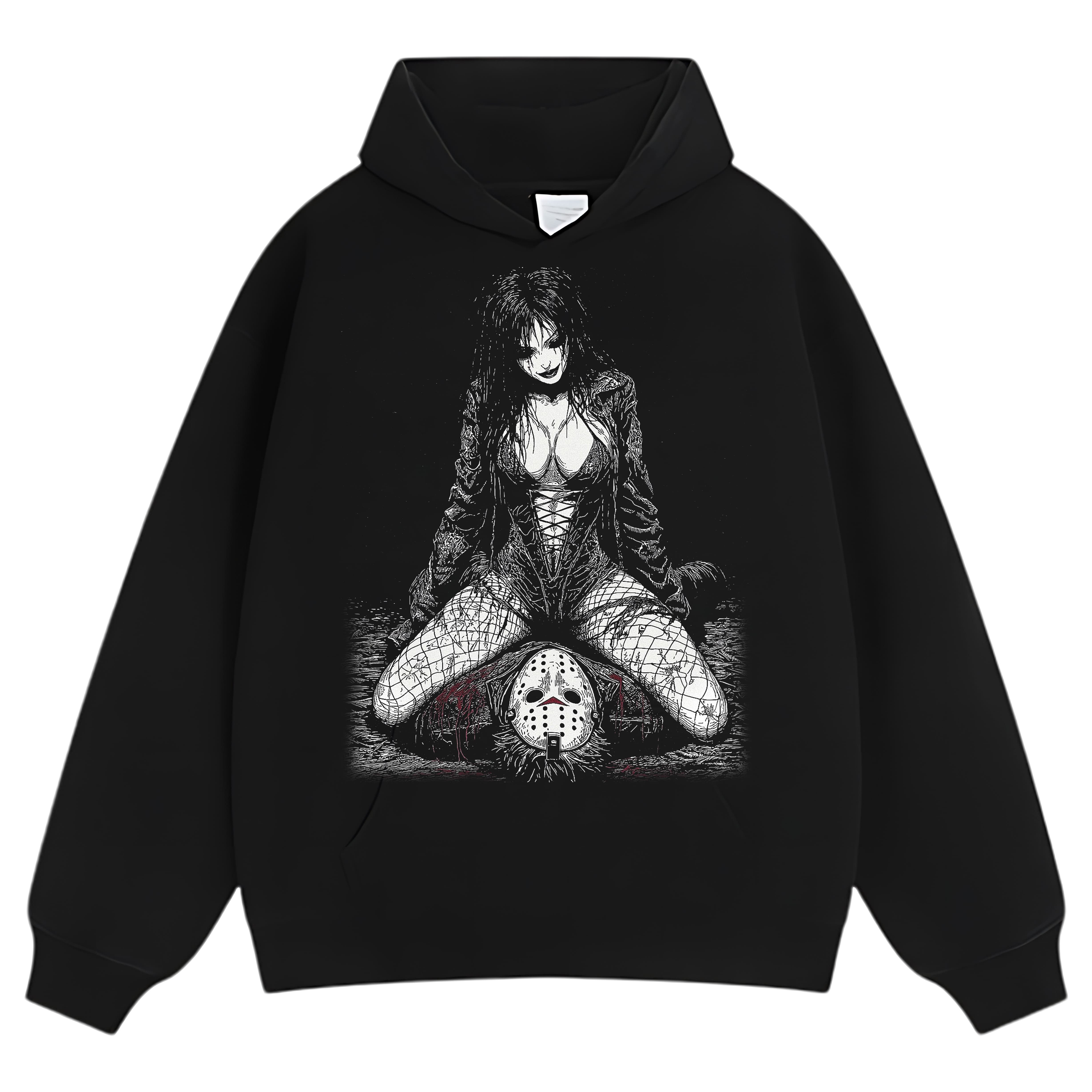 BORN IN DARKNESS SHAPED BY SILENCE-GOTHIC ROMANCE TEE & LS & HOODIE