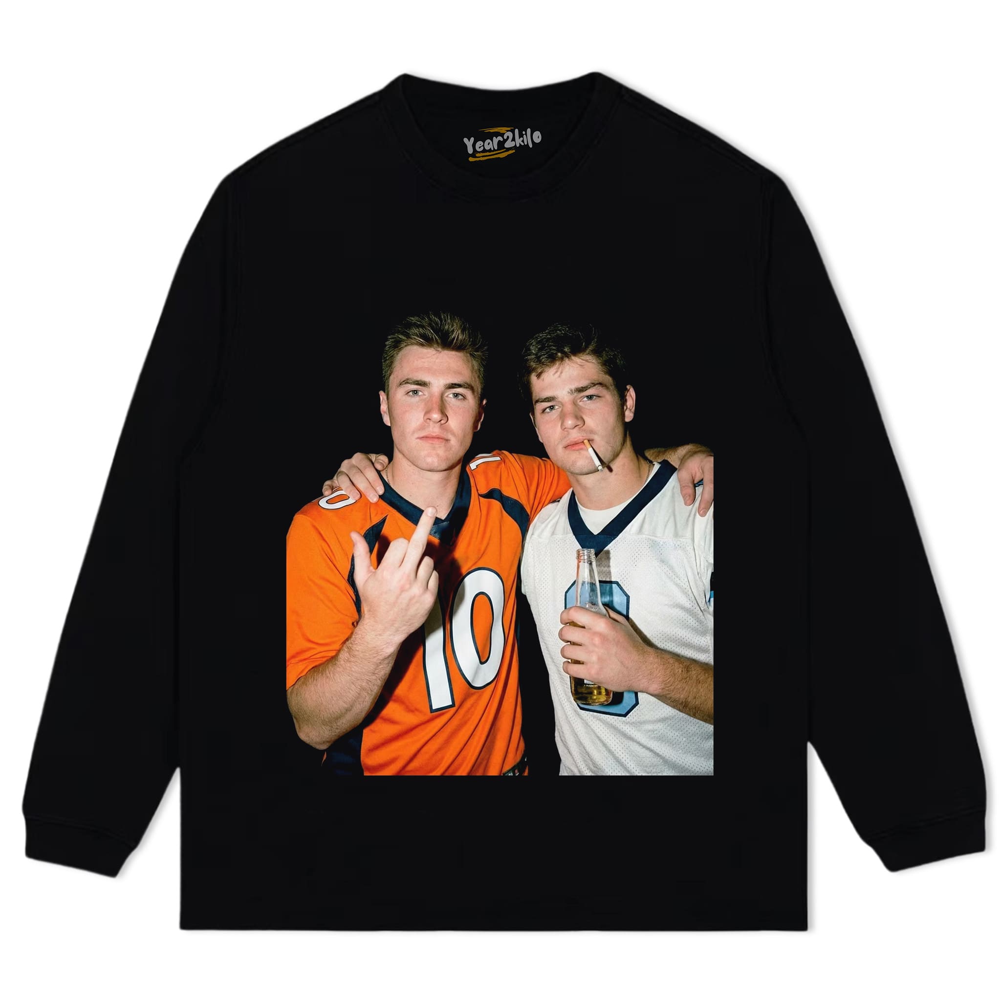 BO NIX & DRAKE MAYE FOOTBALL TANK TOP & TEE & LONG SLEEVE & LAYERED LS & HOODIE