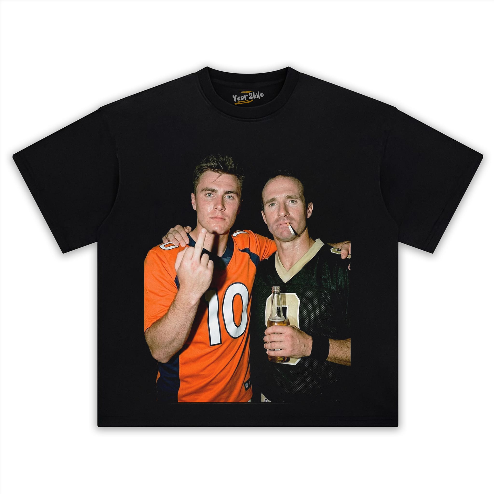 BO NIX & DREW BREES FOOTBALL TANK TOP & TEE & LONG SLEEVE & LAYERED LS & HOODIE