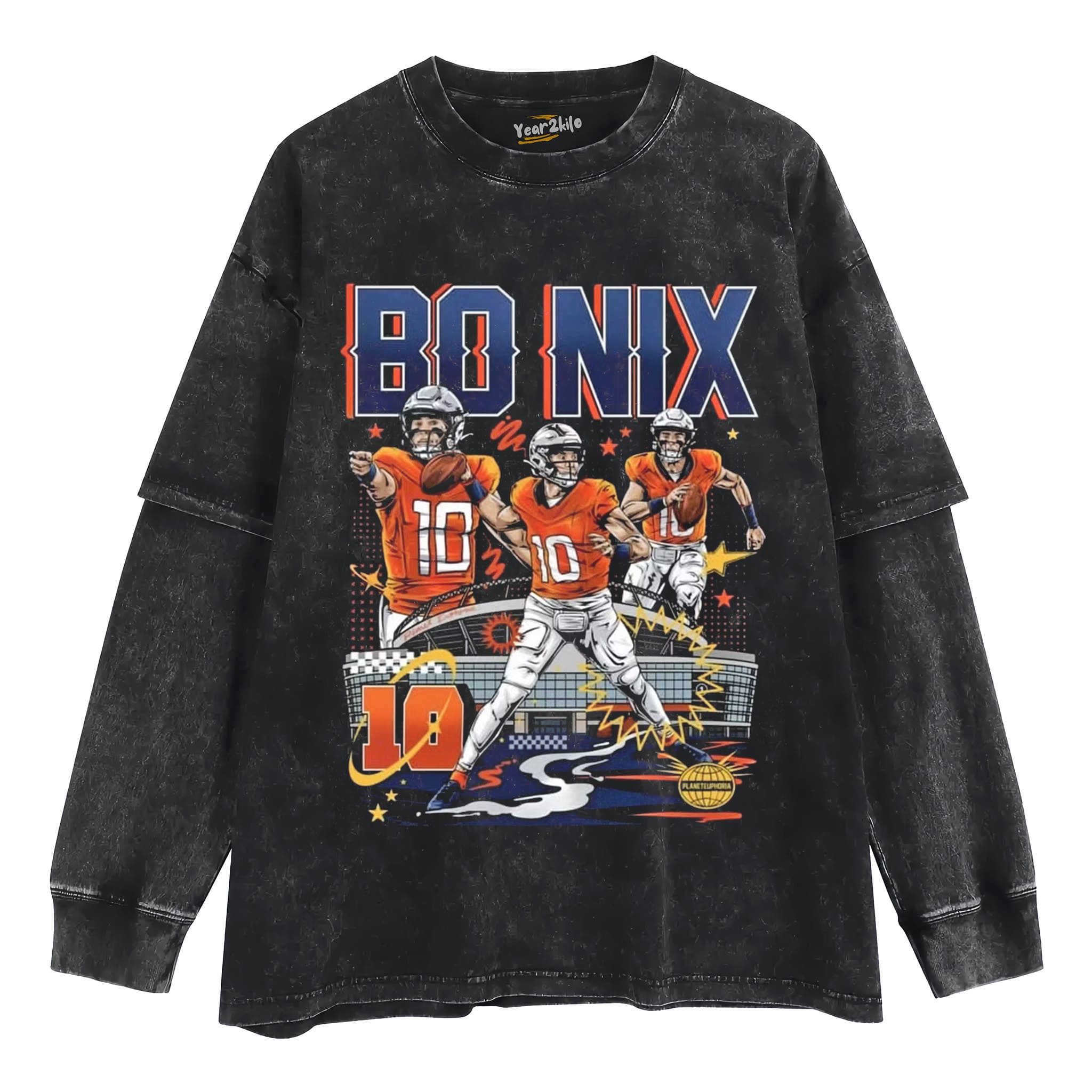 BO NIX FOOTBALL TANK TOP & TEE & LONG SLEEVE & LAYERED LS & HOODIE