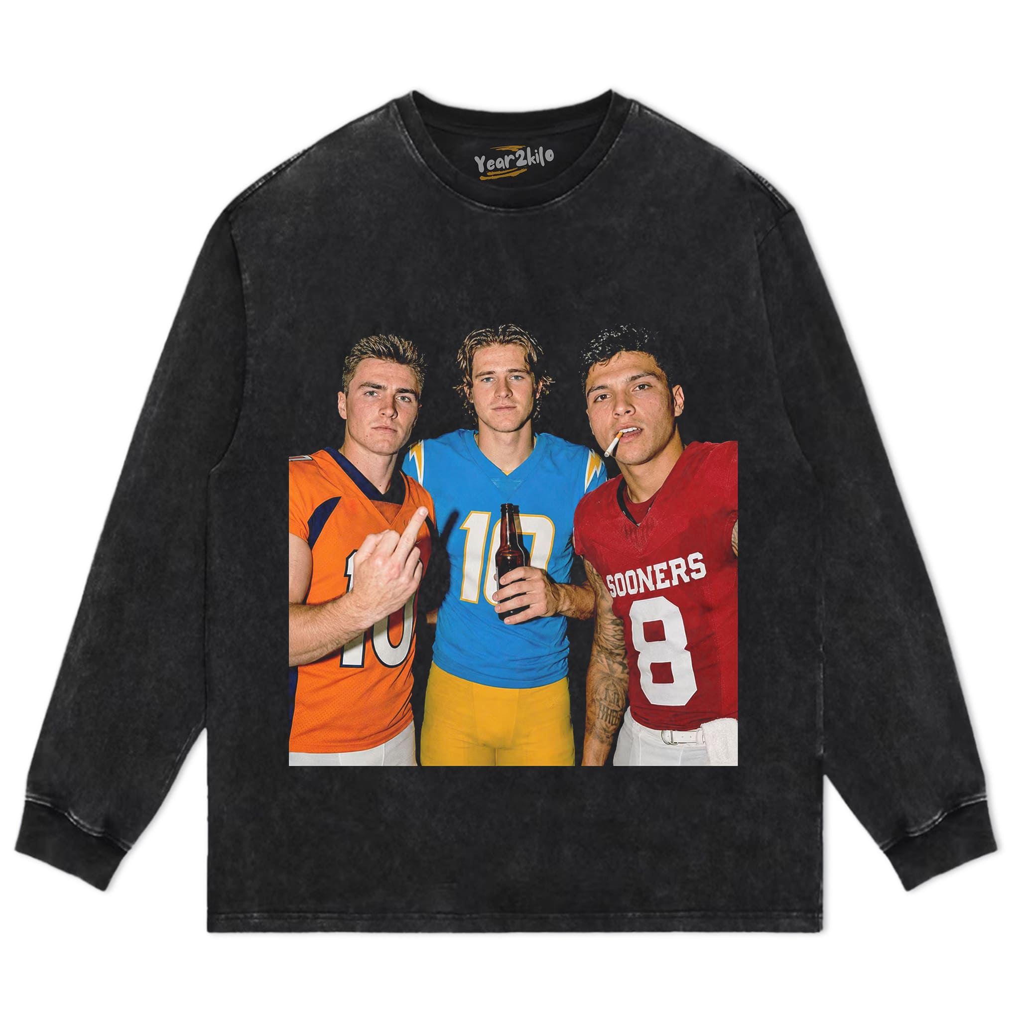 BO NIX & JUSTIN HERBERT & DILLON GABRIEL FOOTBALL TANK TOP & TEE & LONG SLEEVE & LAYERED LS & HOODIE