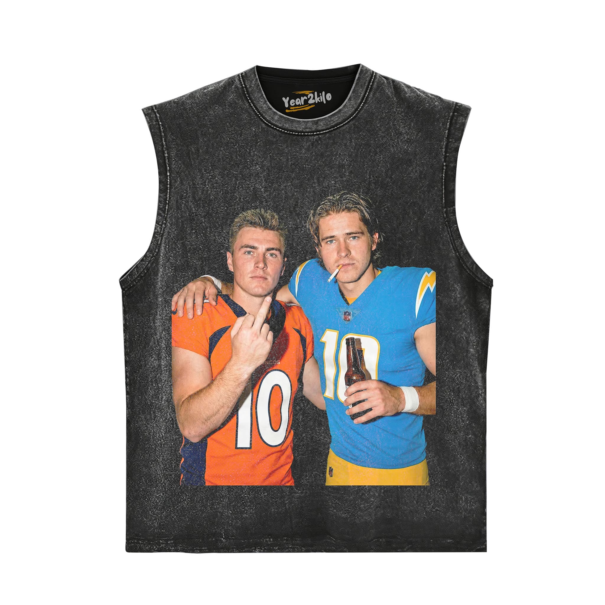 BO NIX & JUSTIN HERBERT FOOTBALL TANK TOP & TEE & LONG SLEEVE & LAYERED LS & HOODIE
