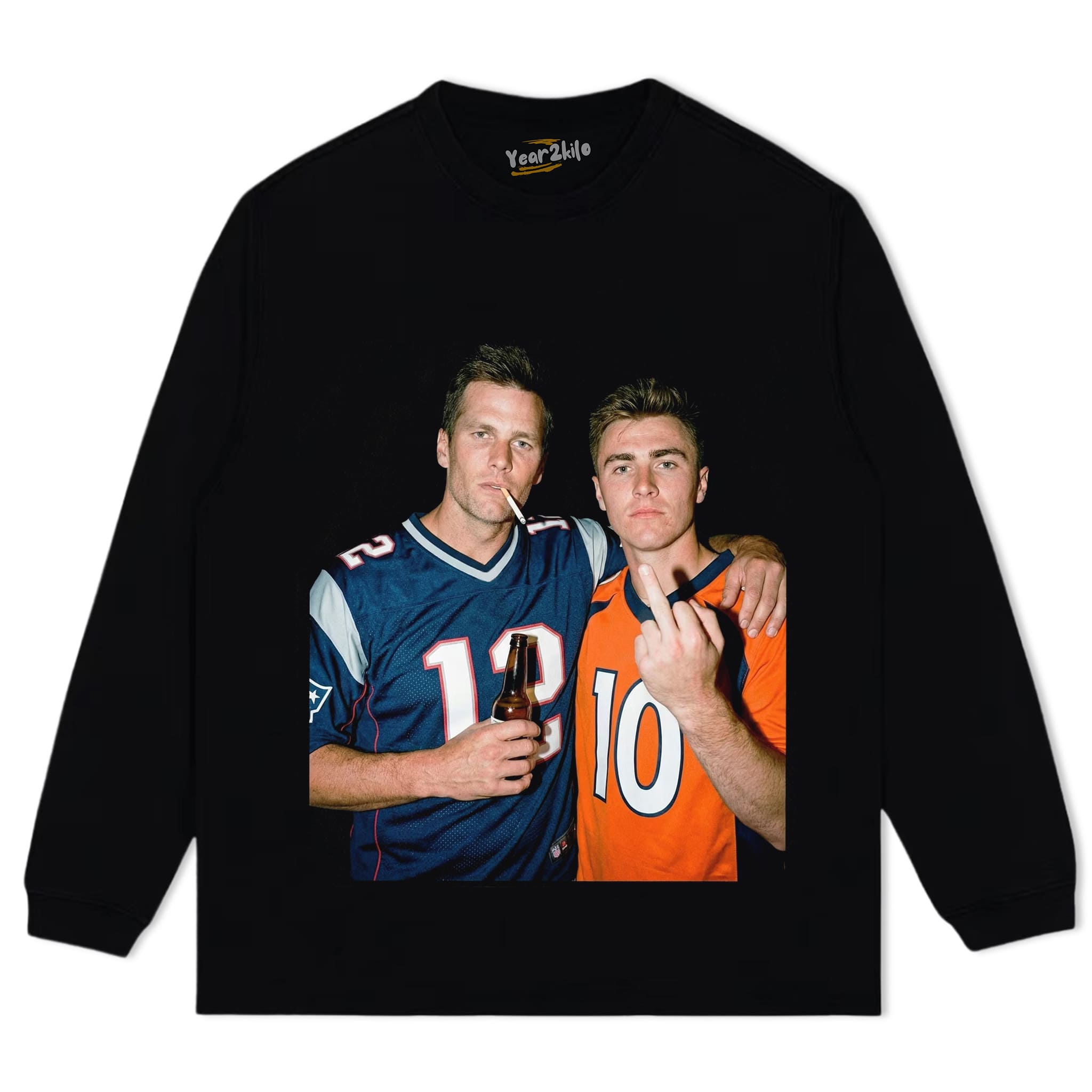 BO NIX & TOM BRADY FOOTBALL TANK TOP & TEE & LONG SLEEVE & LAYERED LS & HOODIE