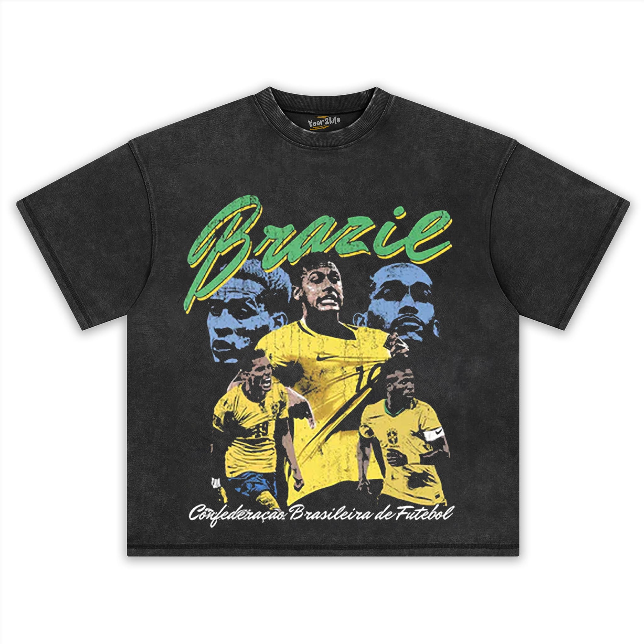 BRAZIL FOOTBALL V2 TANK TOP & TEE & LONG SLEEVE & LAYERED LS & HOODIE
