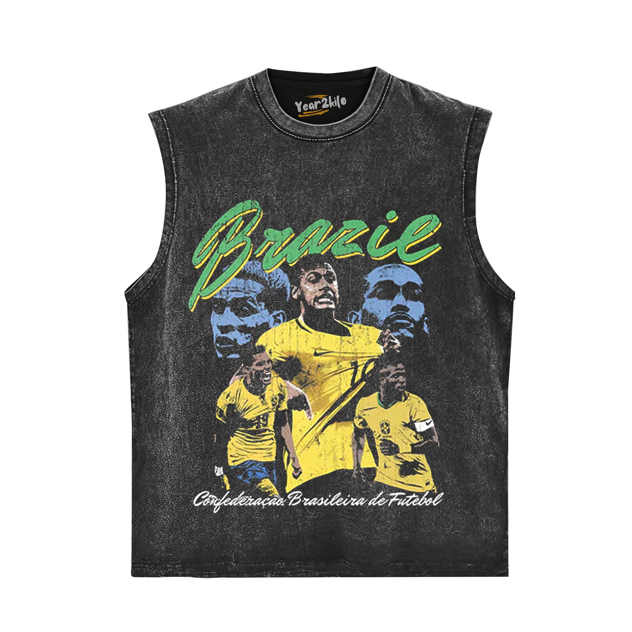 BRAZIL FOOTBALL V2 TANK TOP & TEE & LONG SLEEVE & LAYERED LS & HOODIE