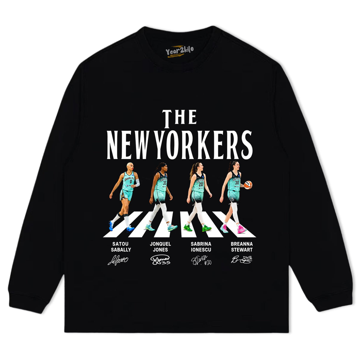 BREANNA STEWART IONESCU JONES SABALLY NYC WOMEN BASKETBALL CROSSING ROAD TANK TOP & TEE & LONG SLEEVE & LAYERED LS & HOODIE