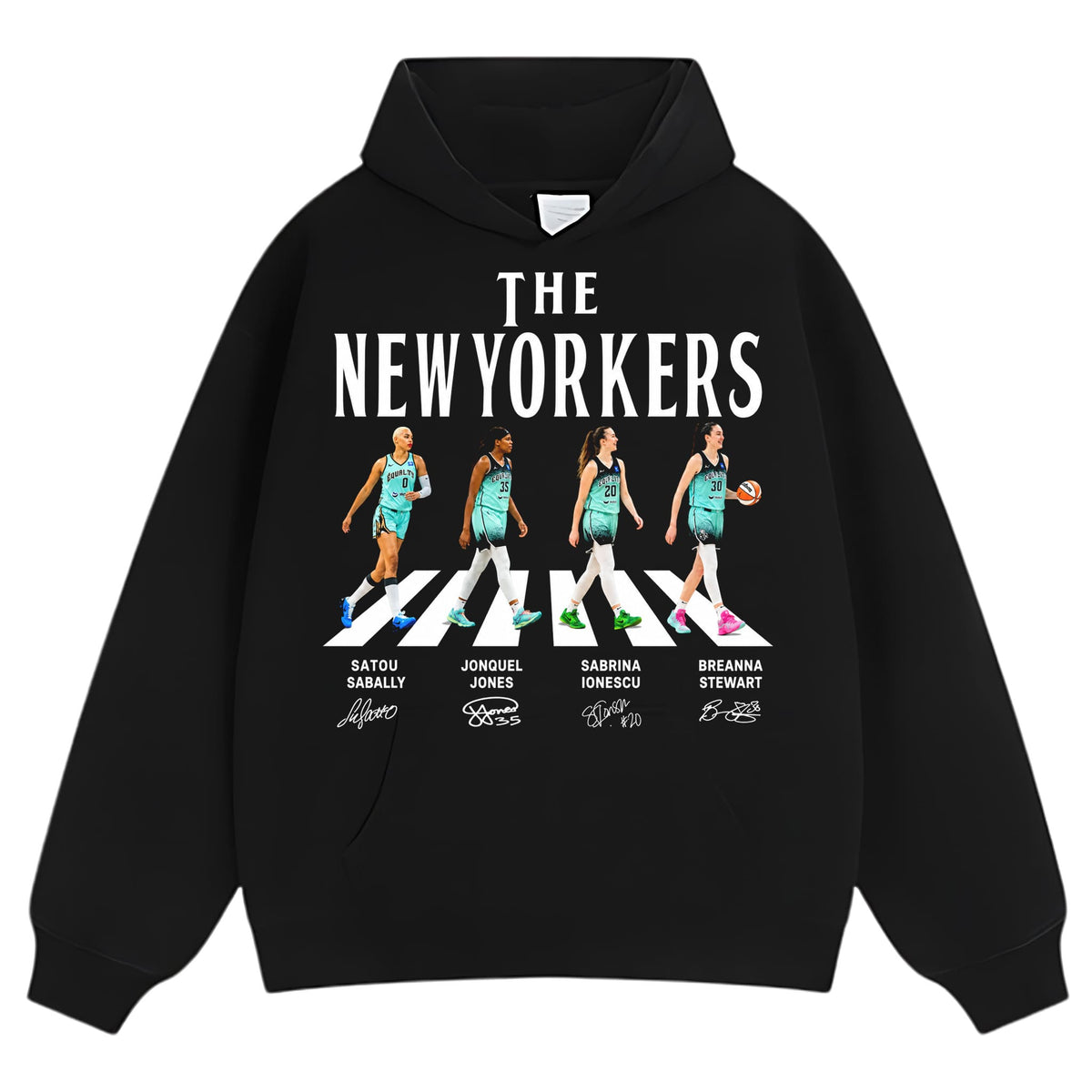 BREANNA STEWART IONESCU JONES SABALLY NYC WOMEN BASKETBALL CROSSING ROAD TANK TOP & TEE & LONG SLEEVE & LAYERED LS & HOODIE