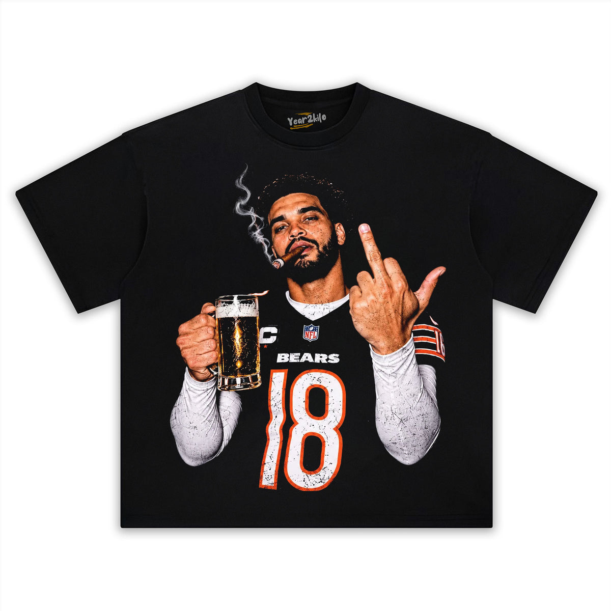 CALEB WILLIAMS - MIDDLE FINGER V5 TANK TOP & TEE & LONG SLEEVE & LAYERED LS & HOODIE