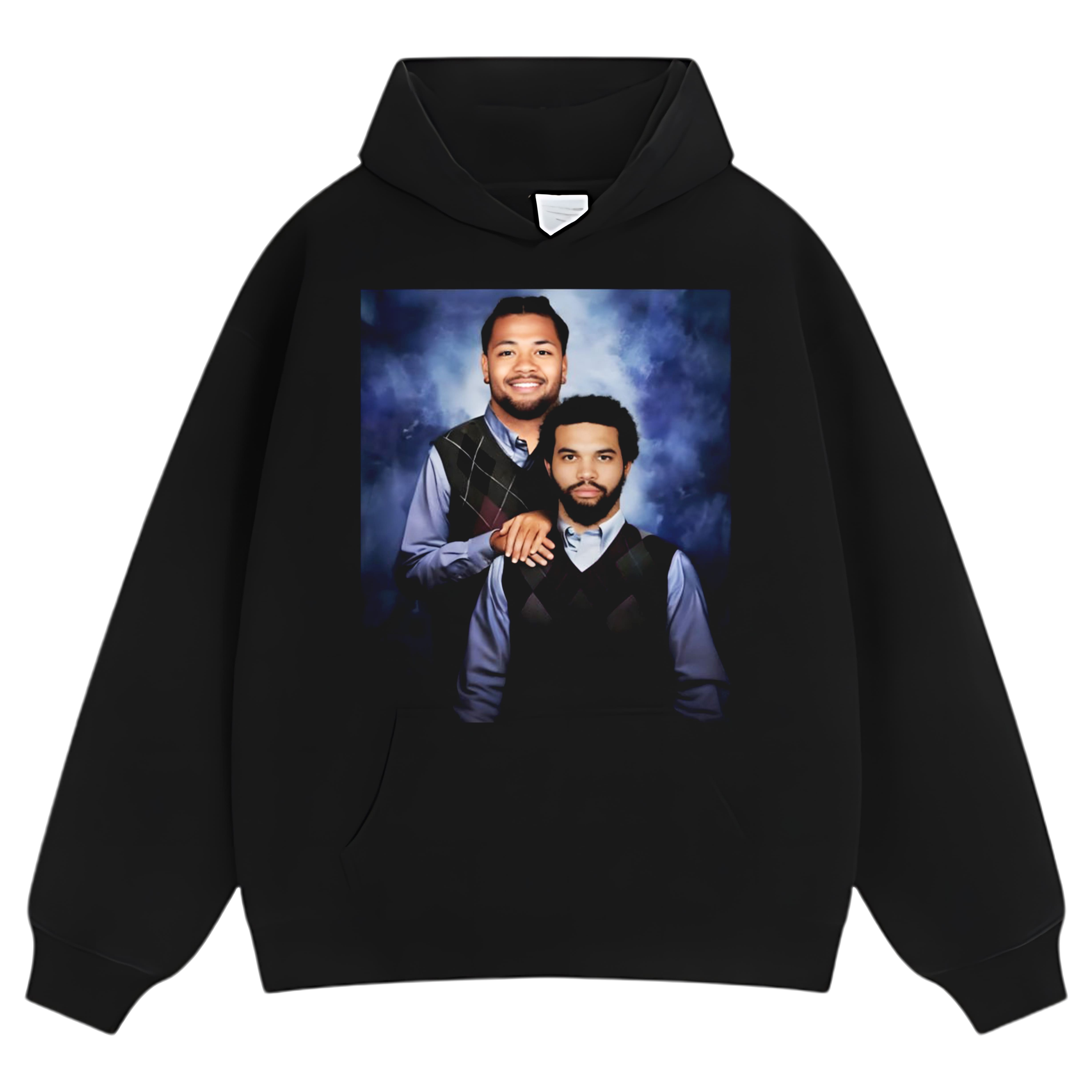 CALEB WILLIAMS & ROME ODUNZE STEP BROTHERS CHICAGO FOOTBALL TEE & LS & HOODIE