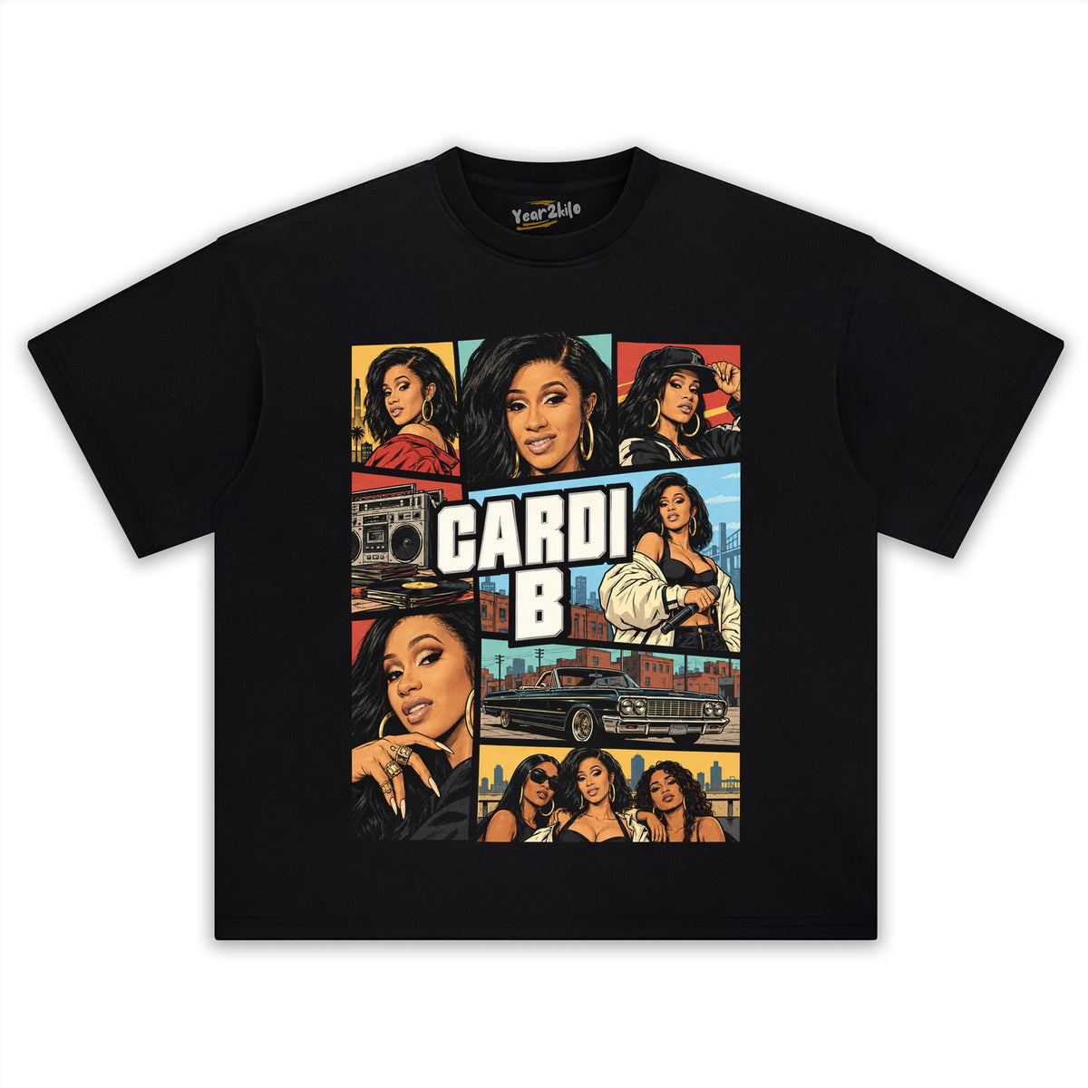 CARDI B - GTA TANK TOP & TEE & LONG SLEEVE & LAYERED LS & HOODIE