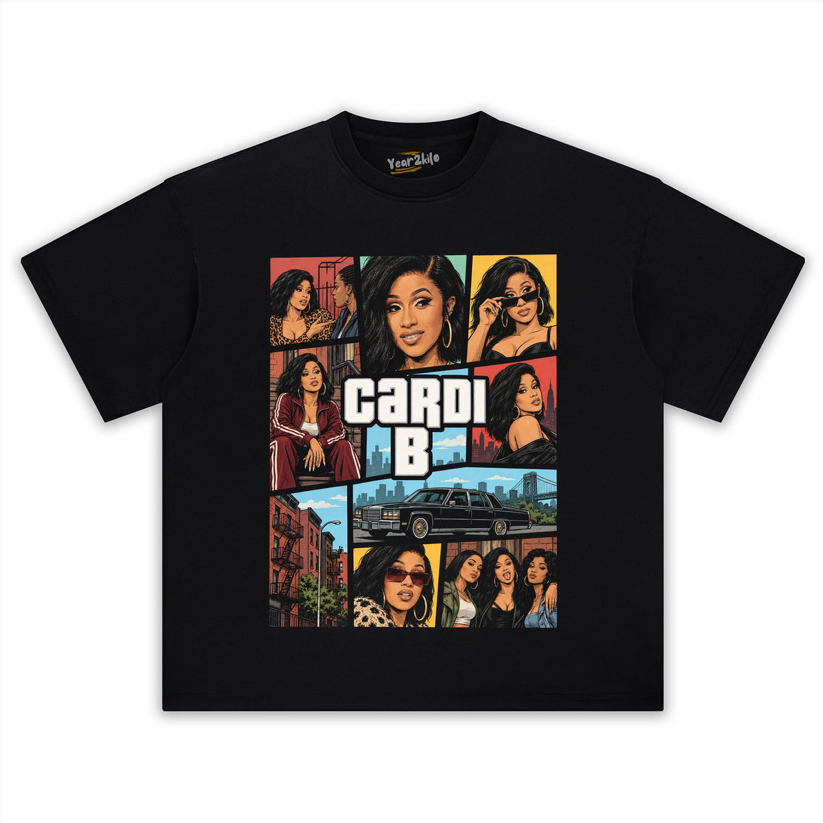 CARDI B - GTA V2 TANK TOP & TEE & LONG SLEEVE & LAYERED LS & HOODIE