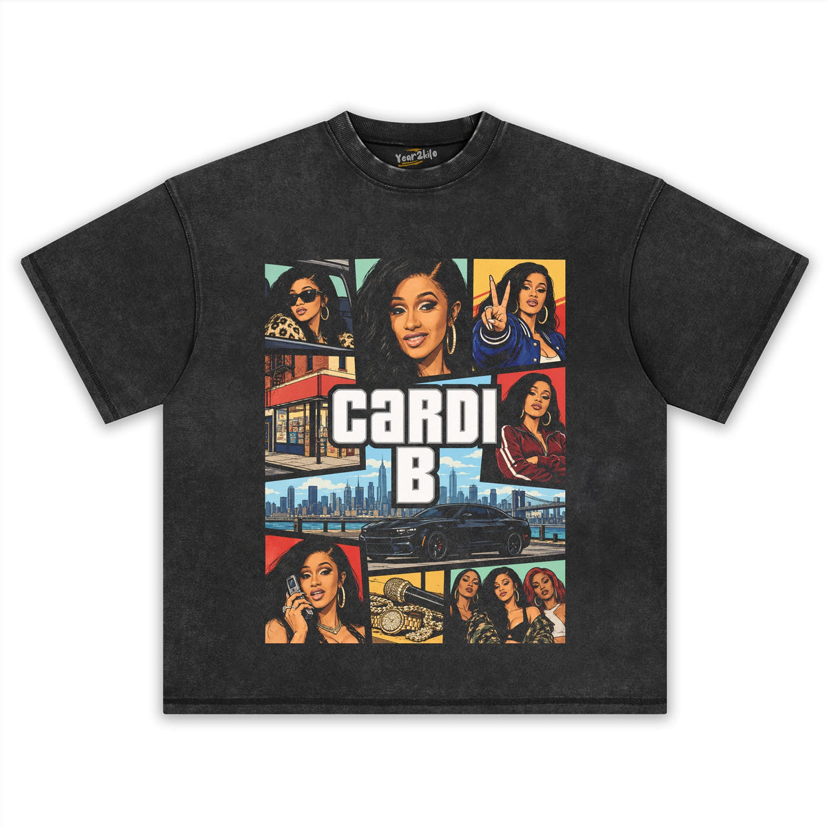 CARDI B - GTA V3 TANK TOP & TEE & LONG SLEEVE & LAYERED LS & HOODIE