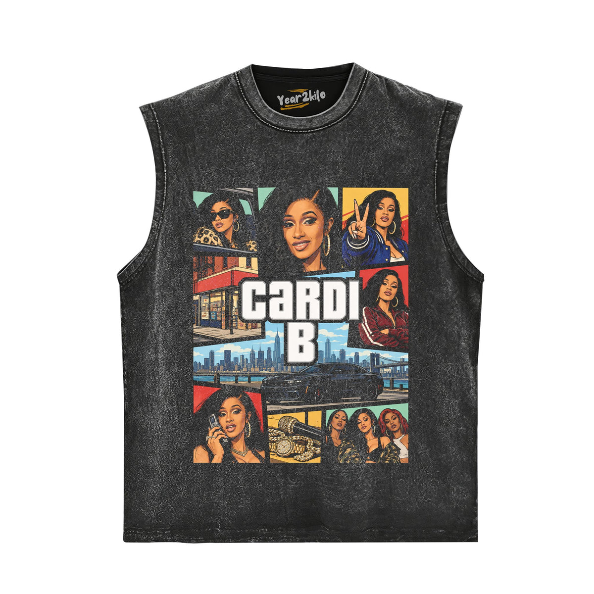 CARDI B - GTA V3 TANK TOP & TEE & LONG SLEEVE & LAYERED LS & HOODIE