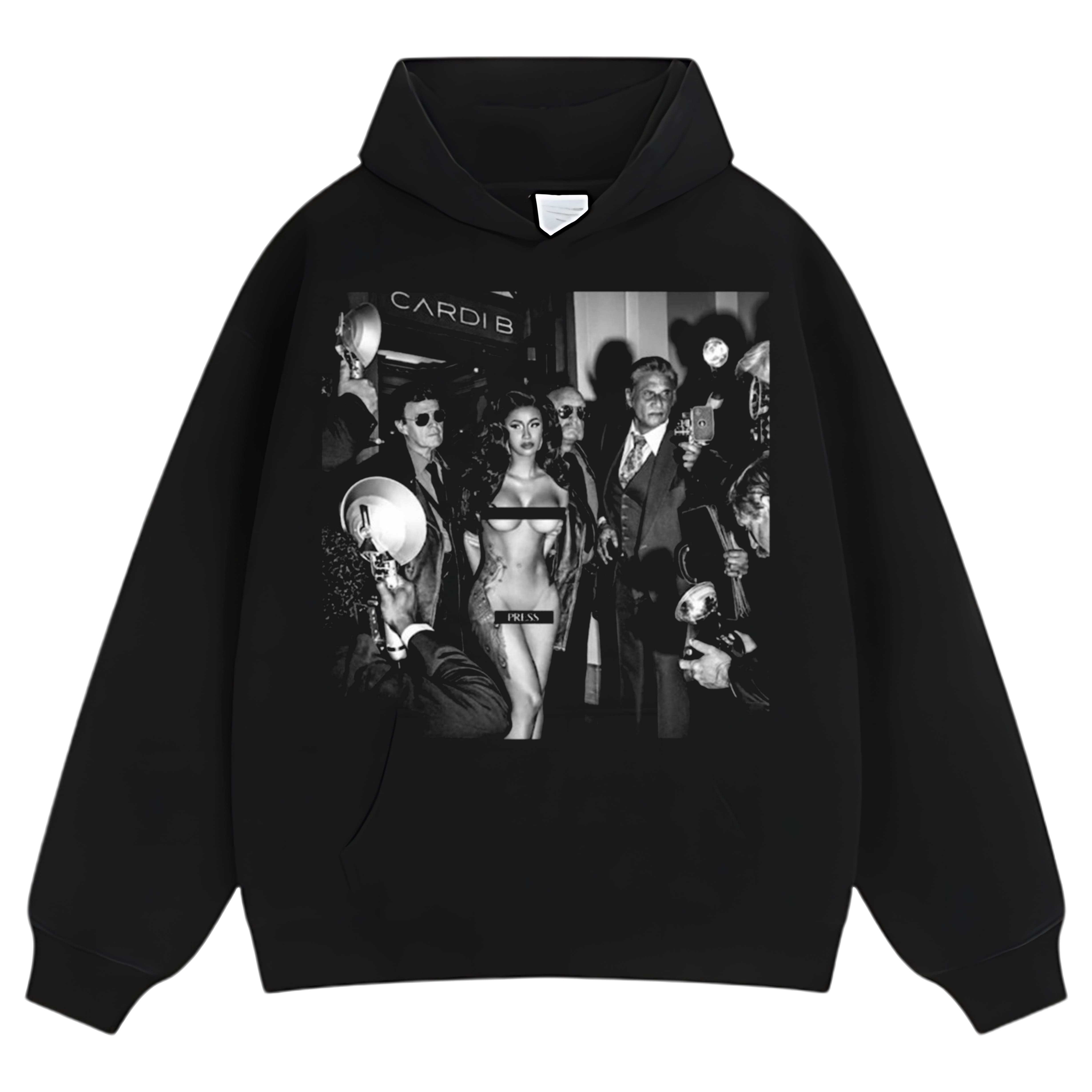 CARDI B PRESS TEE & LS & HOODIE