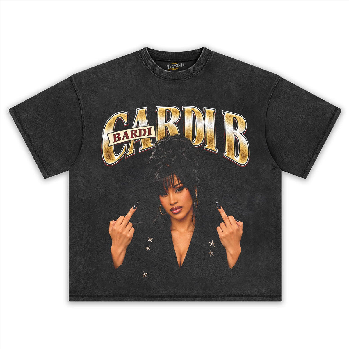 CARDI B VINTAGE V2 TANK TOP & TEE & LONG SLEEVE & LAYERED LS & HOODIE