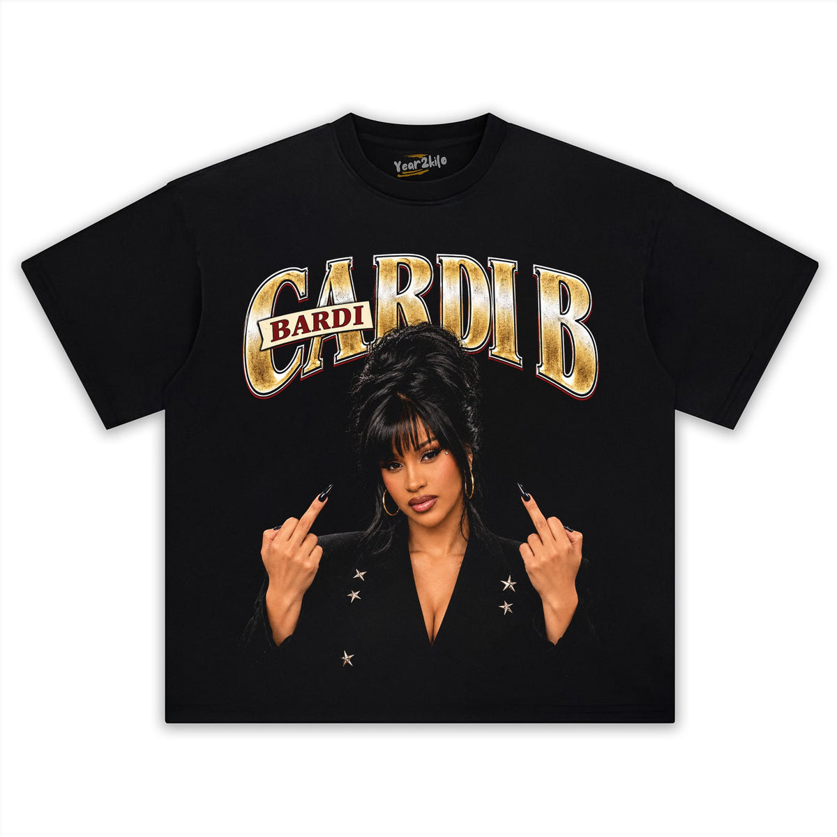 CARDI B VINTAGE V2 TANK TOP & TEE & LONG SLEEVE & LAYERED LS & HOODIE
