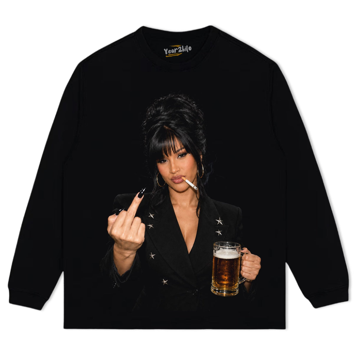 CARDI B VINTAGE V3 TANK TOP & TEE & LONG SLEEVE & LAYERED LS & HOODIE