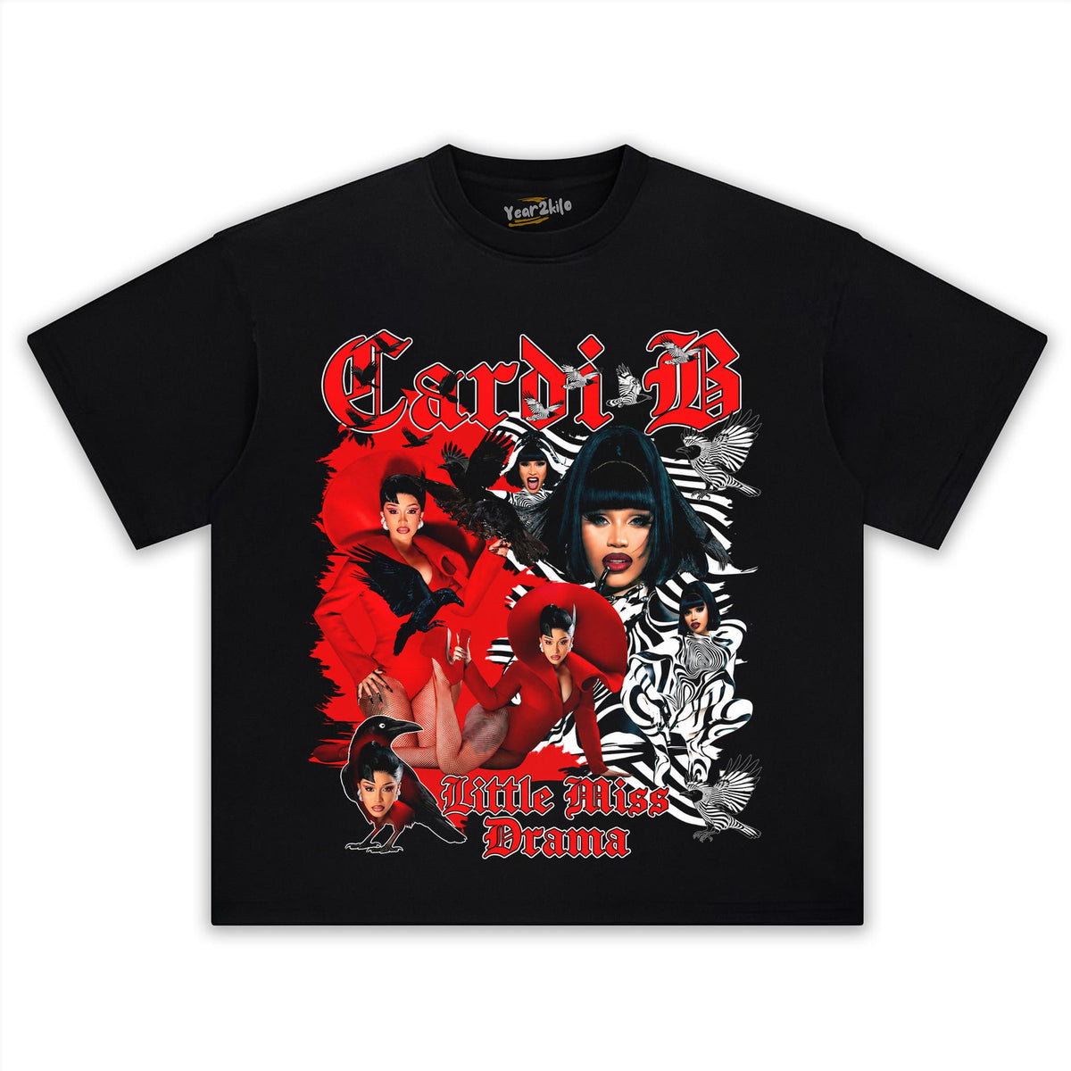 CARDI B VINTAGE V4 TANK TOP & TEE & LONG SLEEVE & LAYERED LS & HOODIE