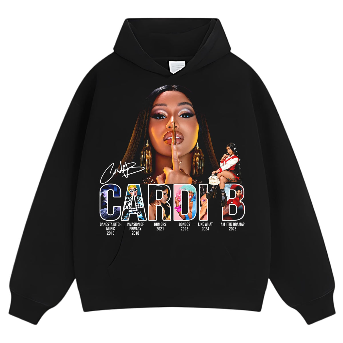 CARDI B VINTAGE V5 TANK TOP & TEE & LONG SLEEVE & LAYERED LS & HOODIE