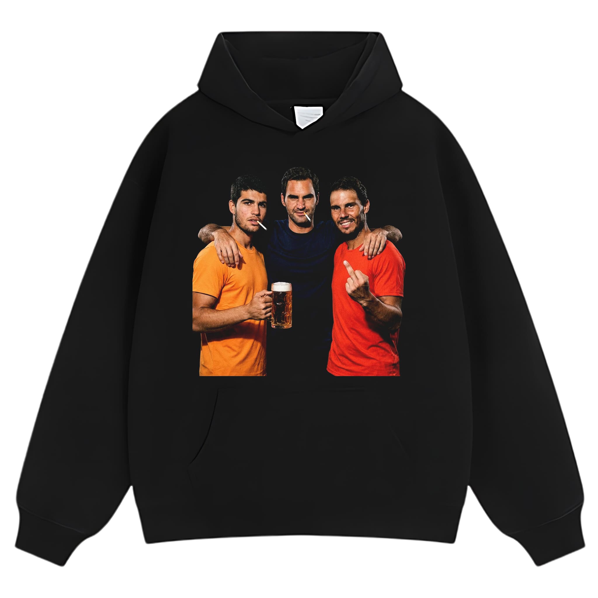 CARLOS ALCARAZ & ROGER FEDERER & RAFAEL NADAL 2026 VINTAGE TANK TOP & TEE & LONG SLEEVE & LAYERED LS & HOODIE