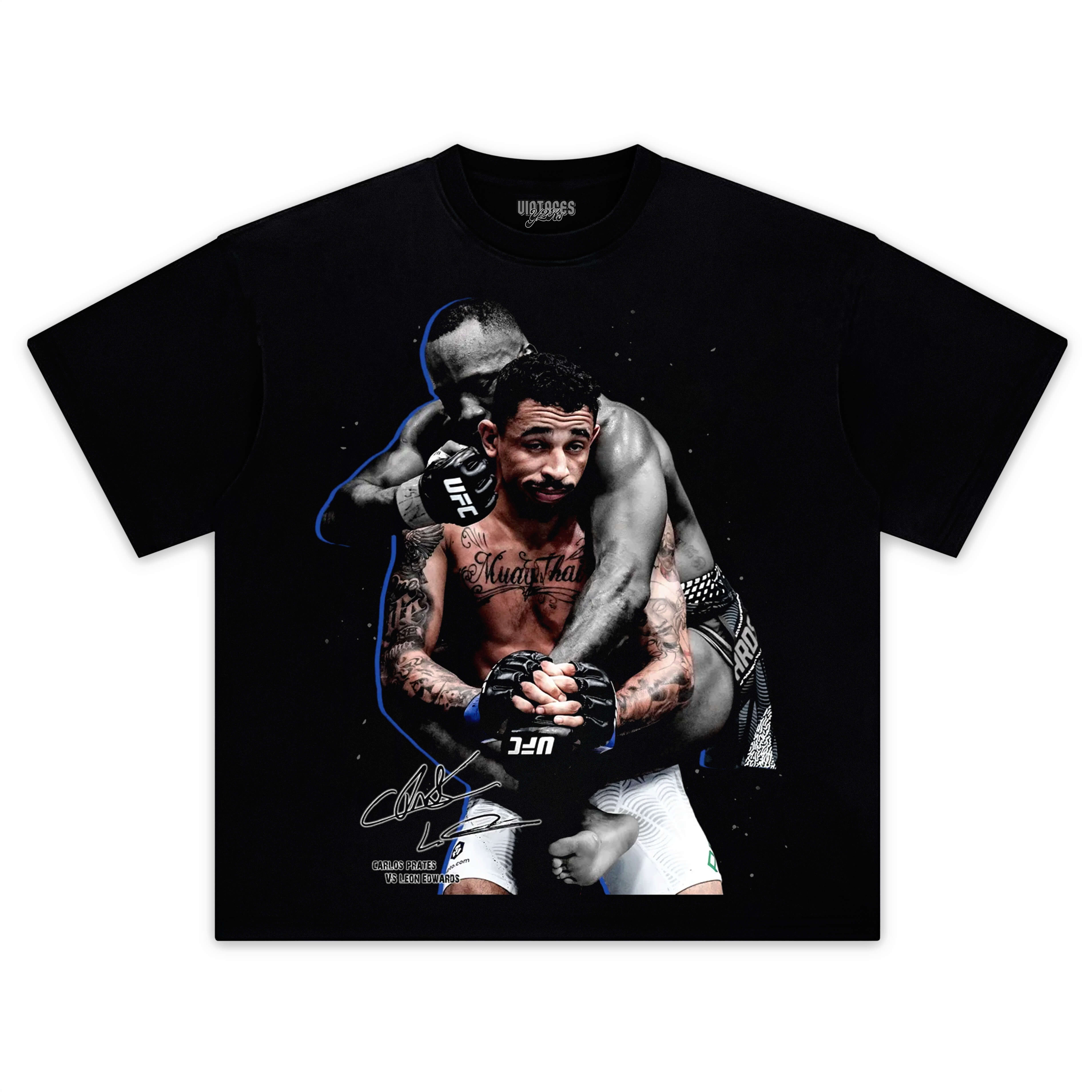 CARLOS PRATES VS LEON EDWARDS V12 TEE & LS & HOODIE