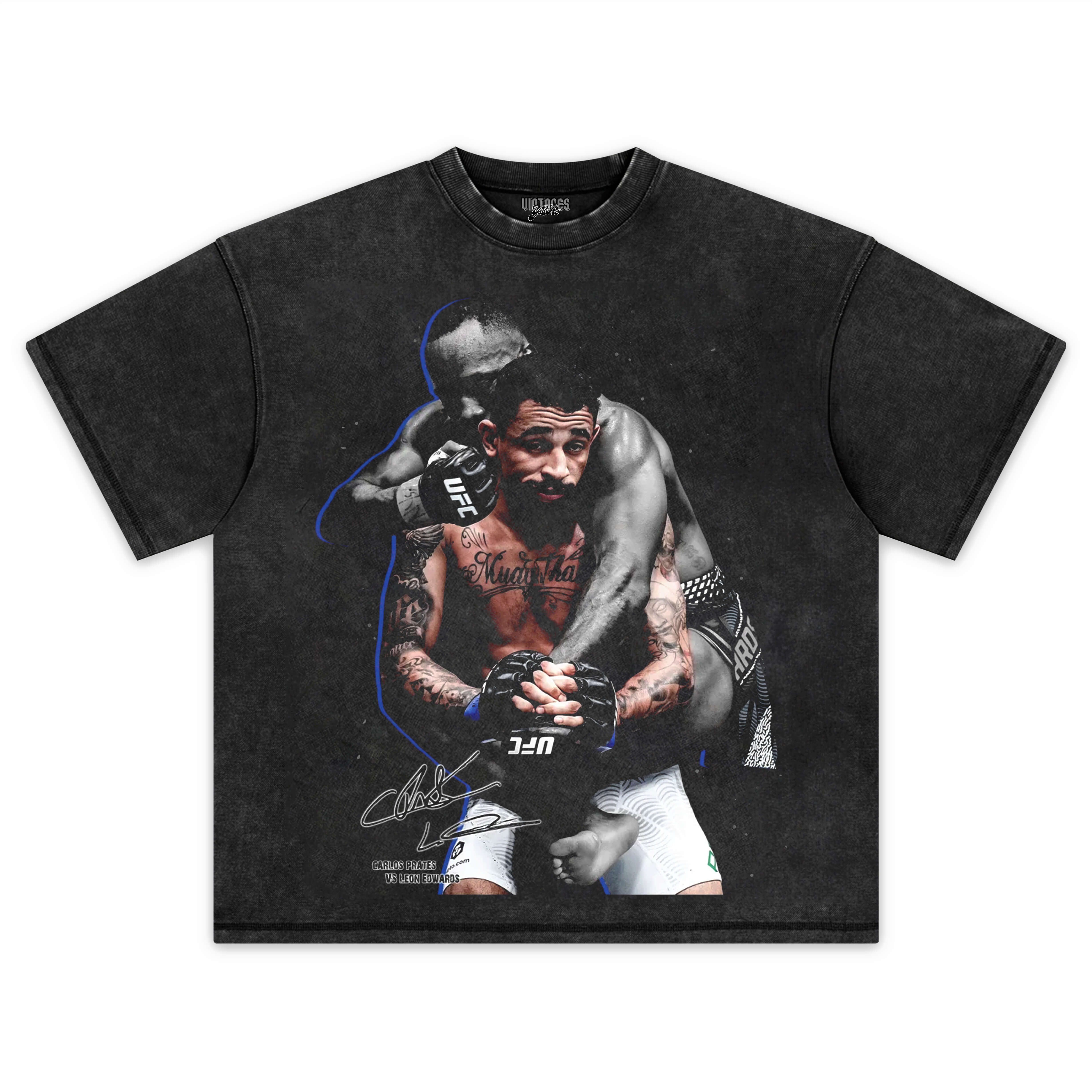CARLOS PRATES VS LEON EDWARDS V12 TEE & LS & HOODIE
