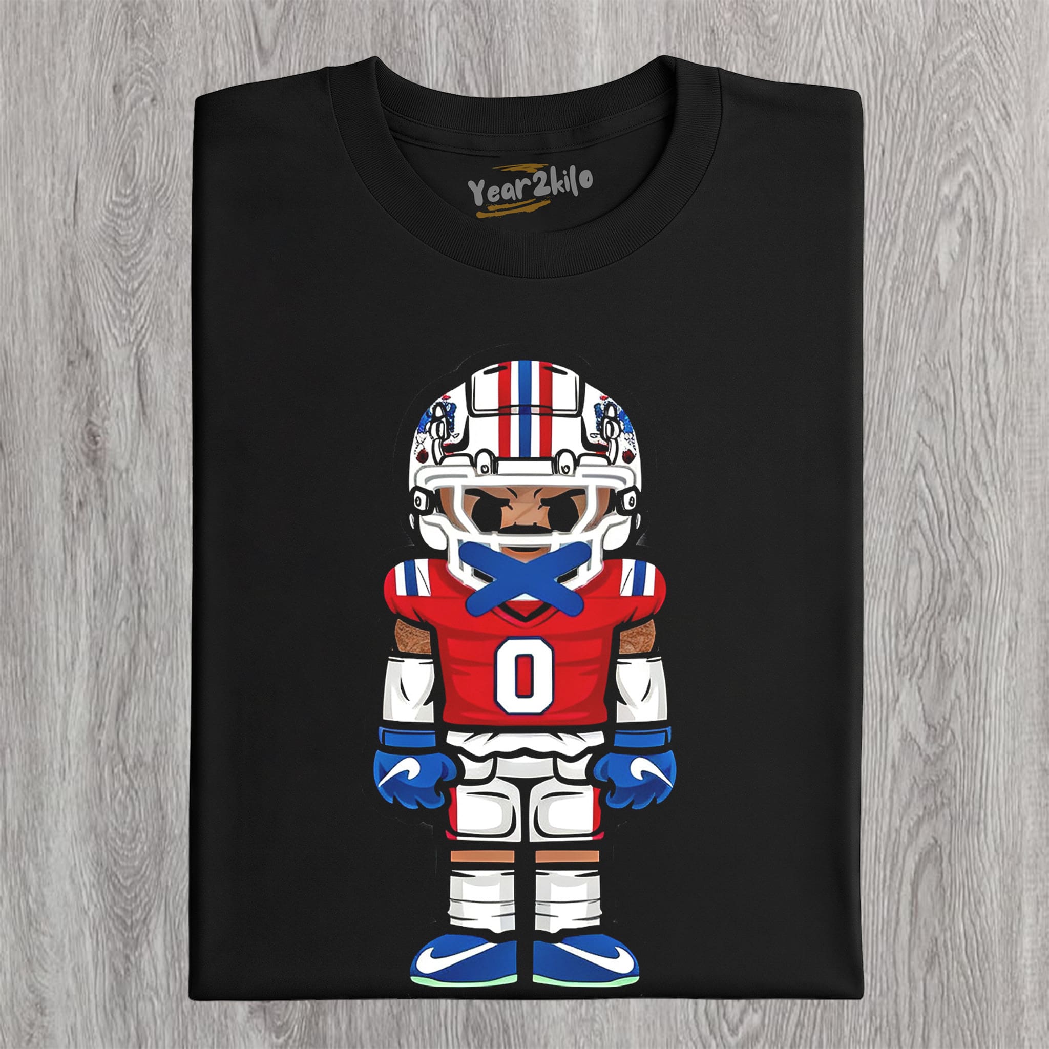 CARTOON FOOTBALL V4 TANK TOP & TEE & LONG SLEEVE & LAYERED LS & HOODIE