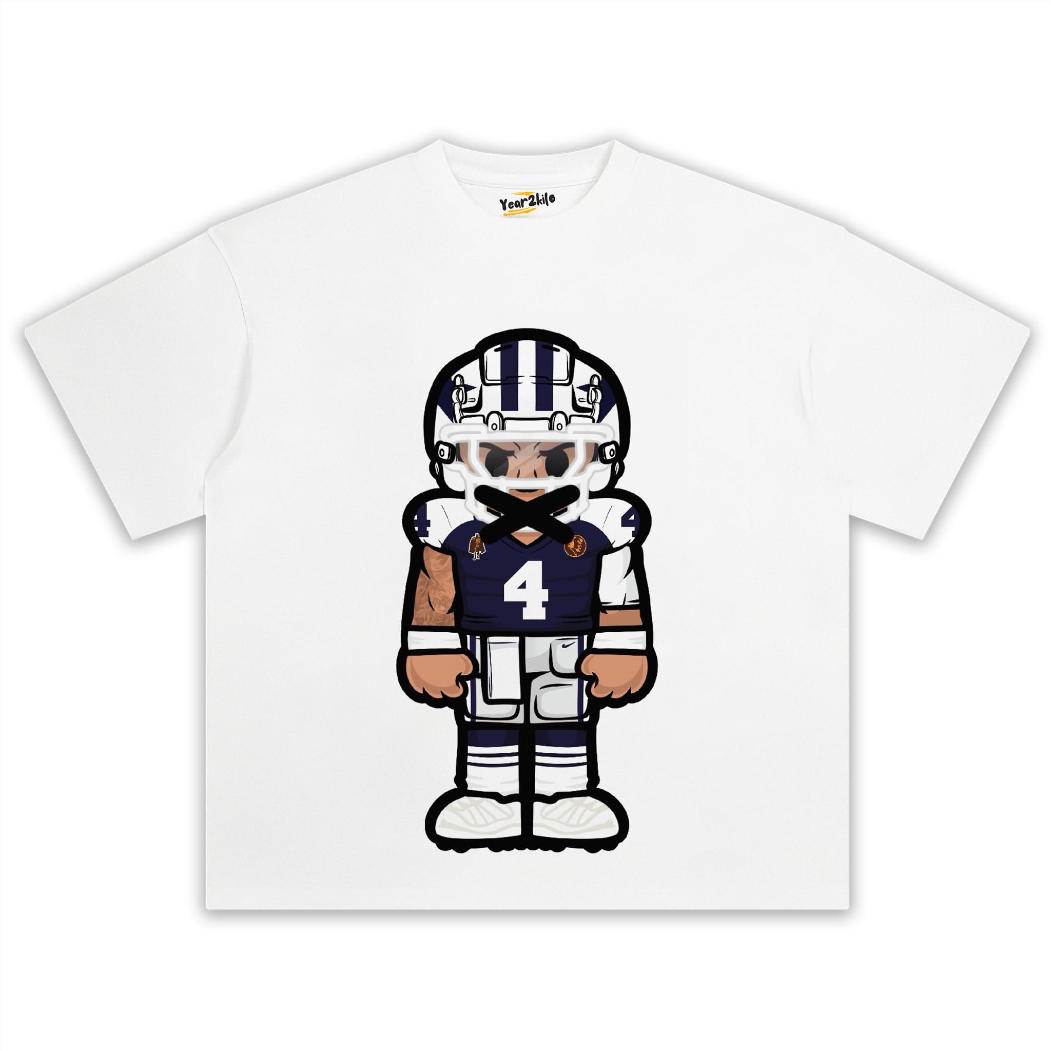 CARTOON FOOTBALL V3 TANK TOP & TEE & LONG SLEEVE & LAYERED LS & HOODIE