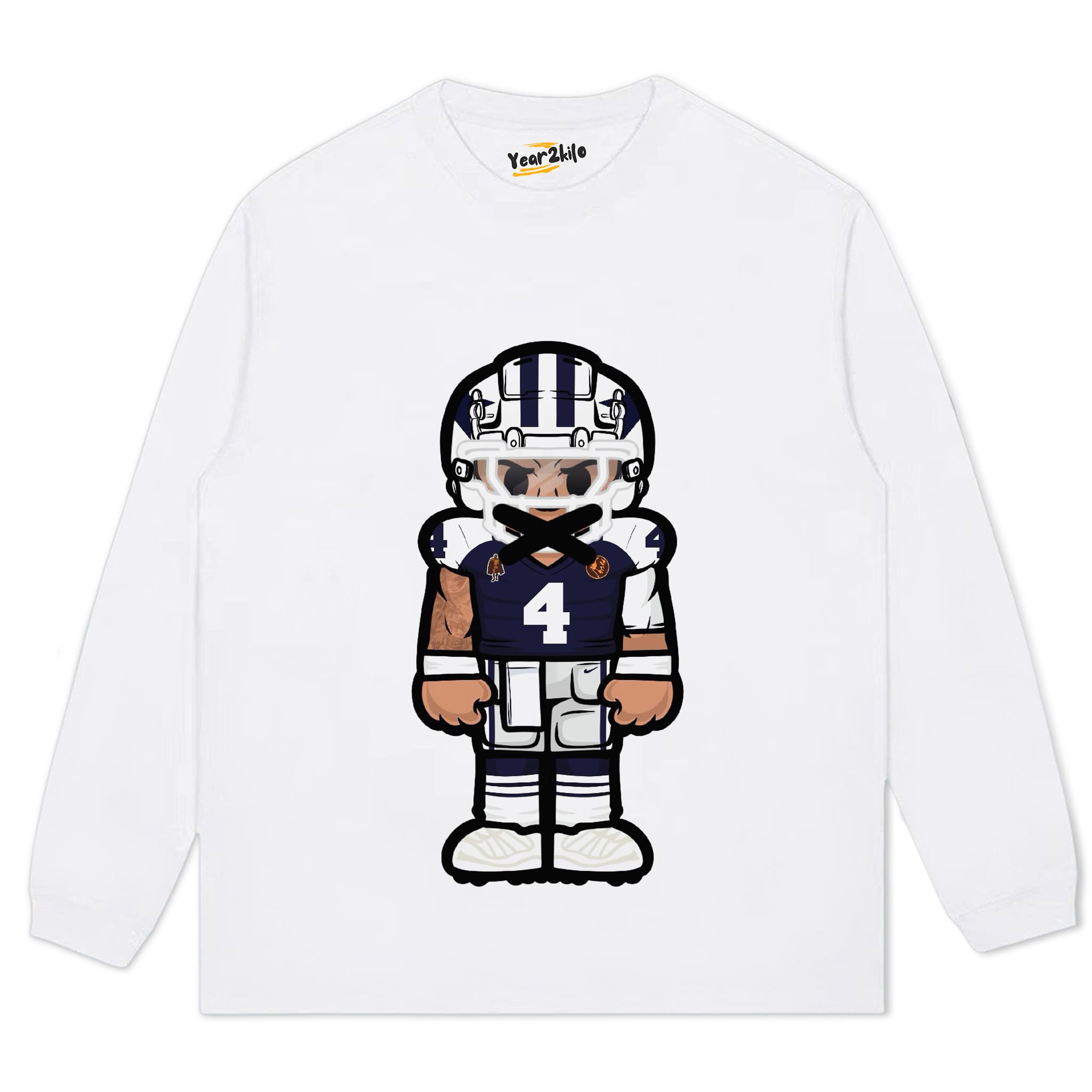 CARTOON FOOTBALL V3 TANK TOP & TEE & LONG SLEEVE & LAYERED LS & HOODIE