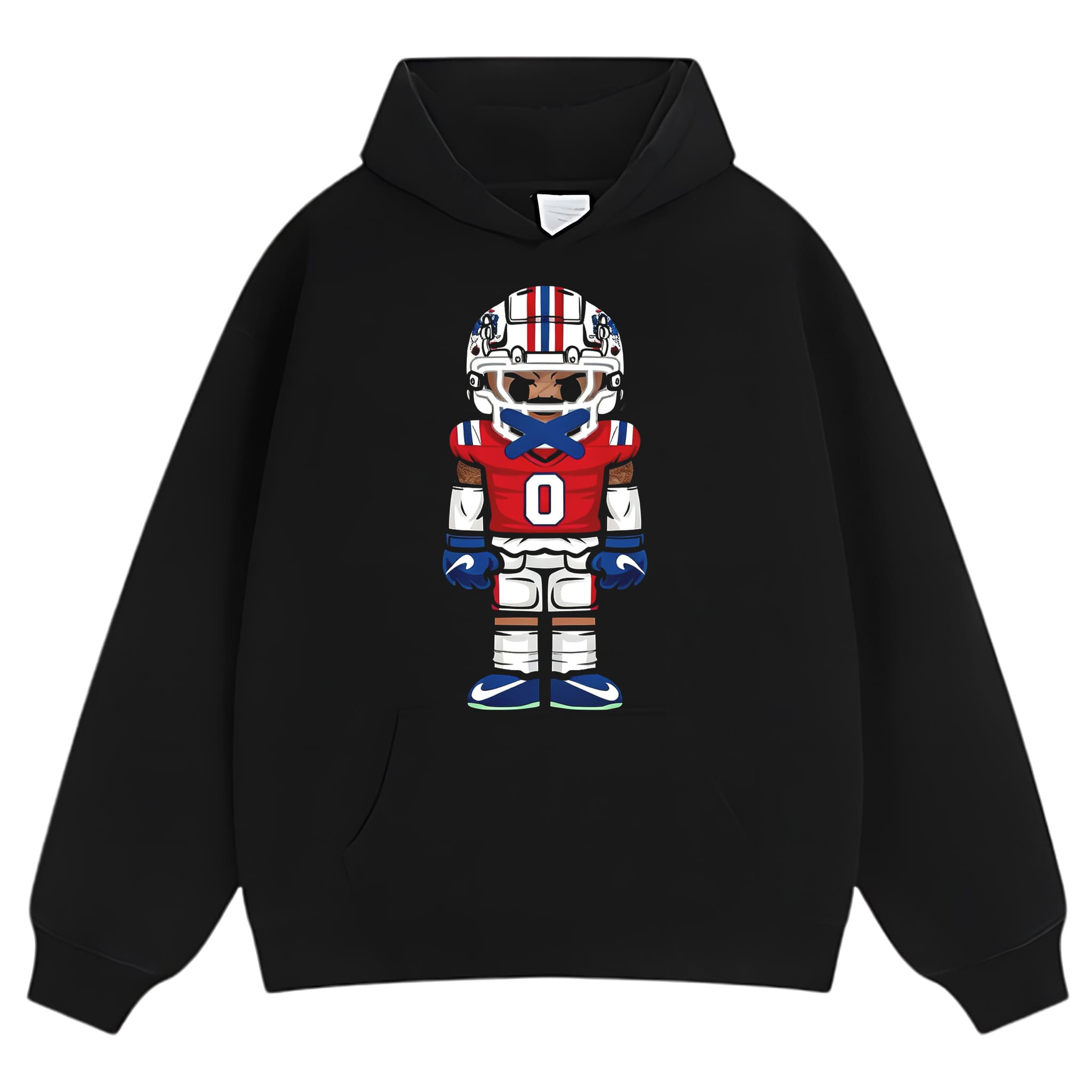 CARTOON FOOTBALL V4 TANK TOP & TEE & LONG SLEEVE & LAYERED LS & HOODIE