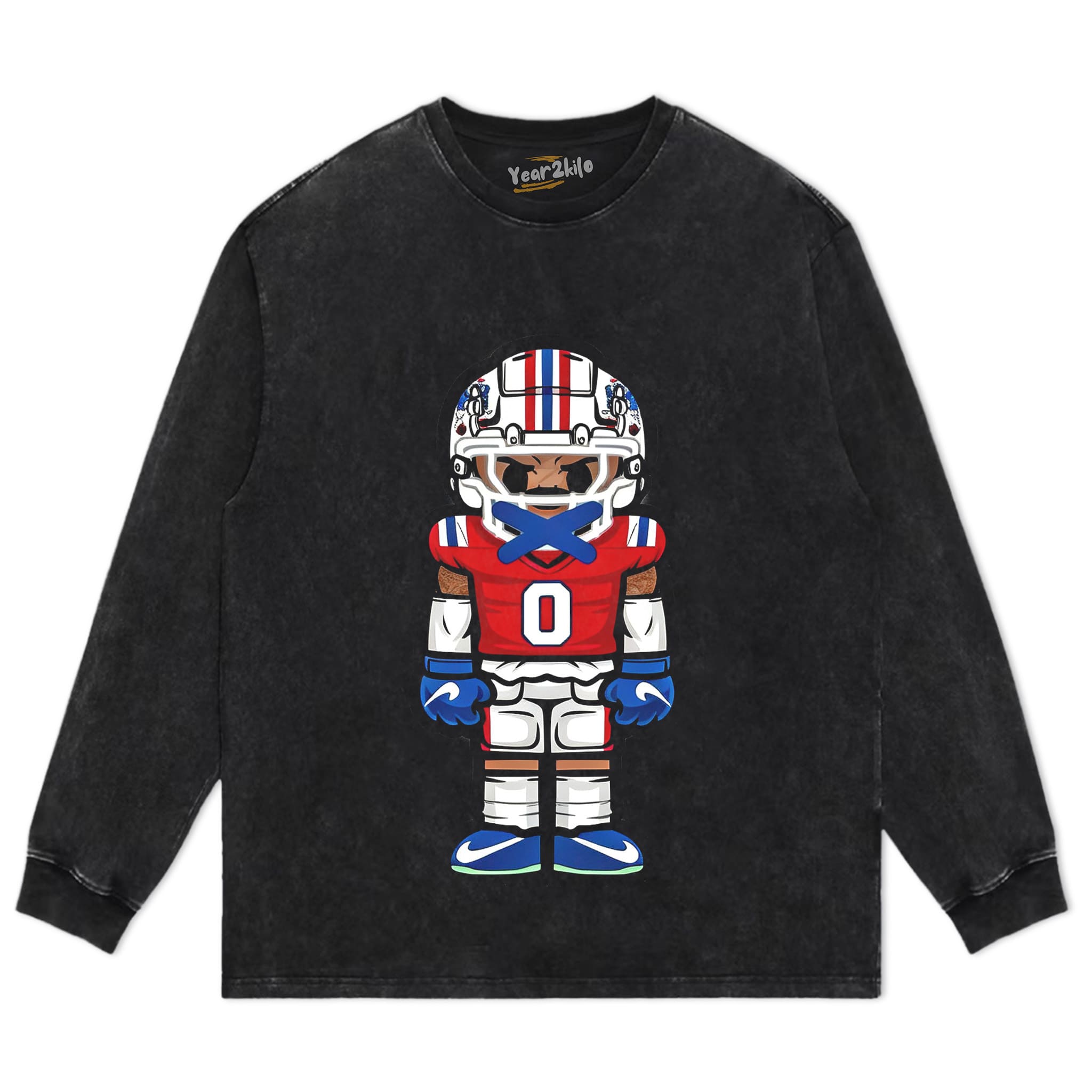 CARTOON FOOTBALL V4 TANK TOP & TEE & LONG SLEEVE & LAYERED LS & HOODIE