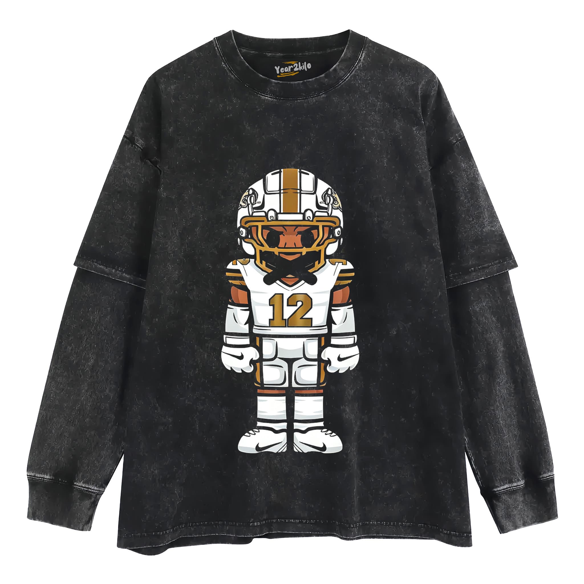 CARTOON FOOTBALL V5 TANK TOP & TEE & LONG SLEEVE & LAYERED LS & HOODIE