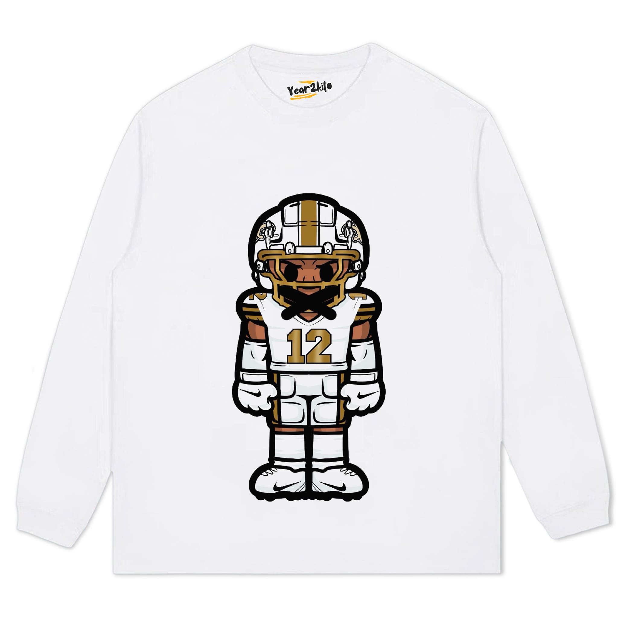CARTOON FOOTBALL V5 TANK TOP & TEE & LONG SLEEVE & LAYERED LS & HOODIE