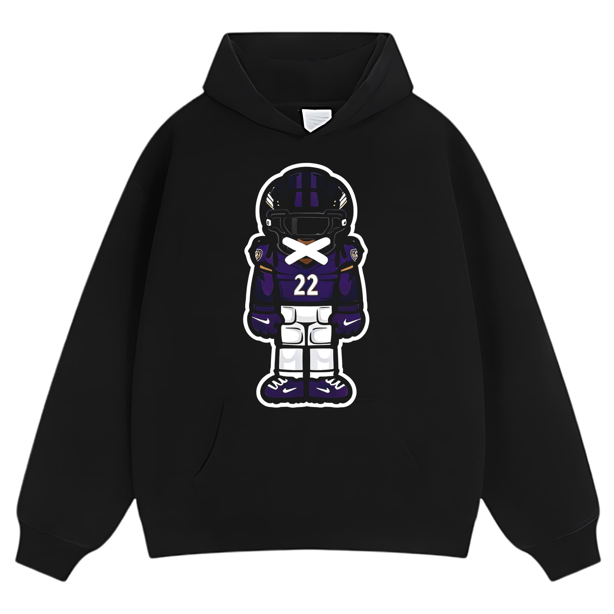 CARTOON FOOTBALL V7 TANK TOP & TEE & LONG SLEEVE & LAYERED LS & HOODIE