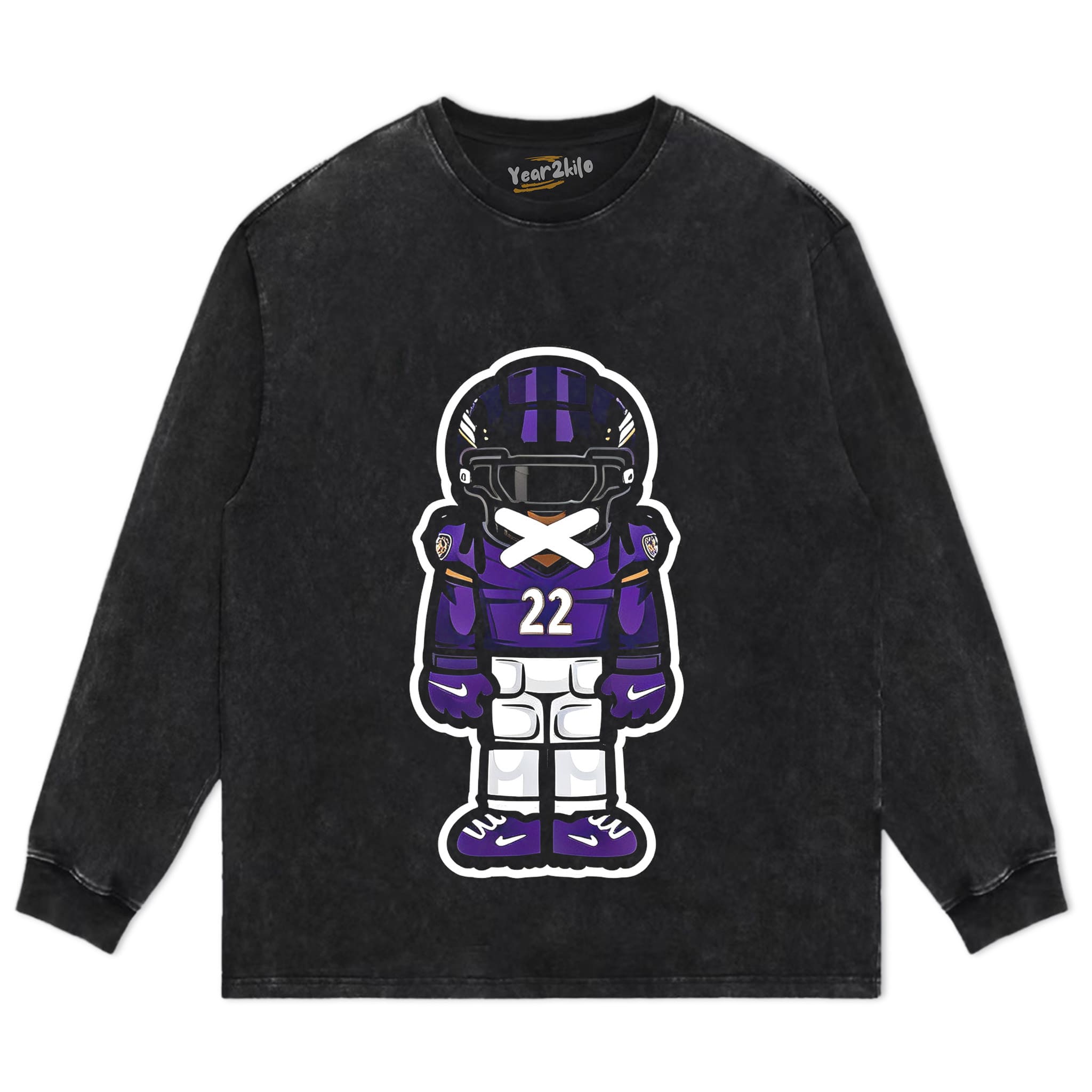 CARTOON FOOTBALL V7 TANK TOP & TEE & LONG SLEEVE & LAYERED LS & HOODIE