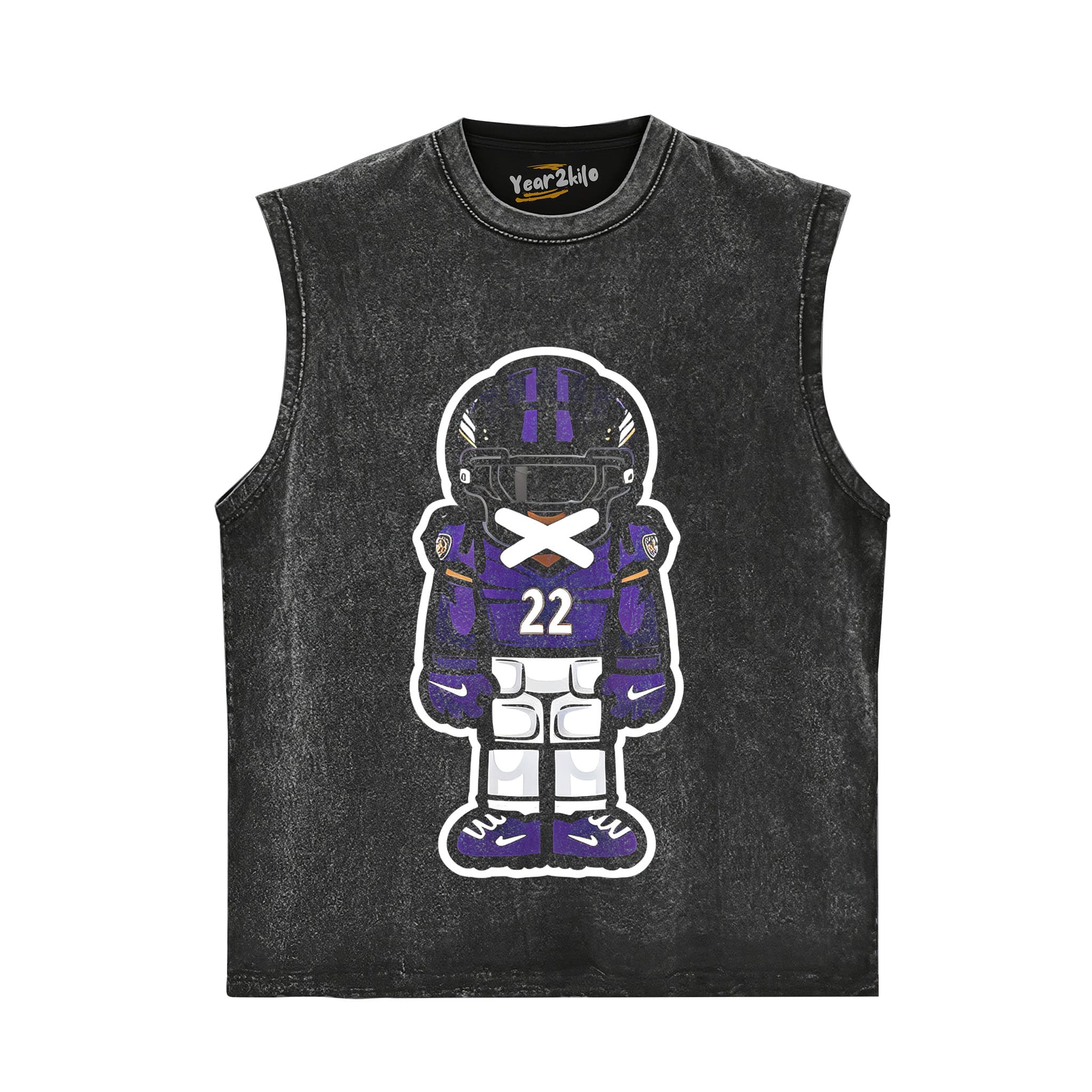 CARTOON FOOTBALL V7 TANK TOP & TEE & LONG SLEEVE & LAYERED LS & HOODIE