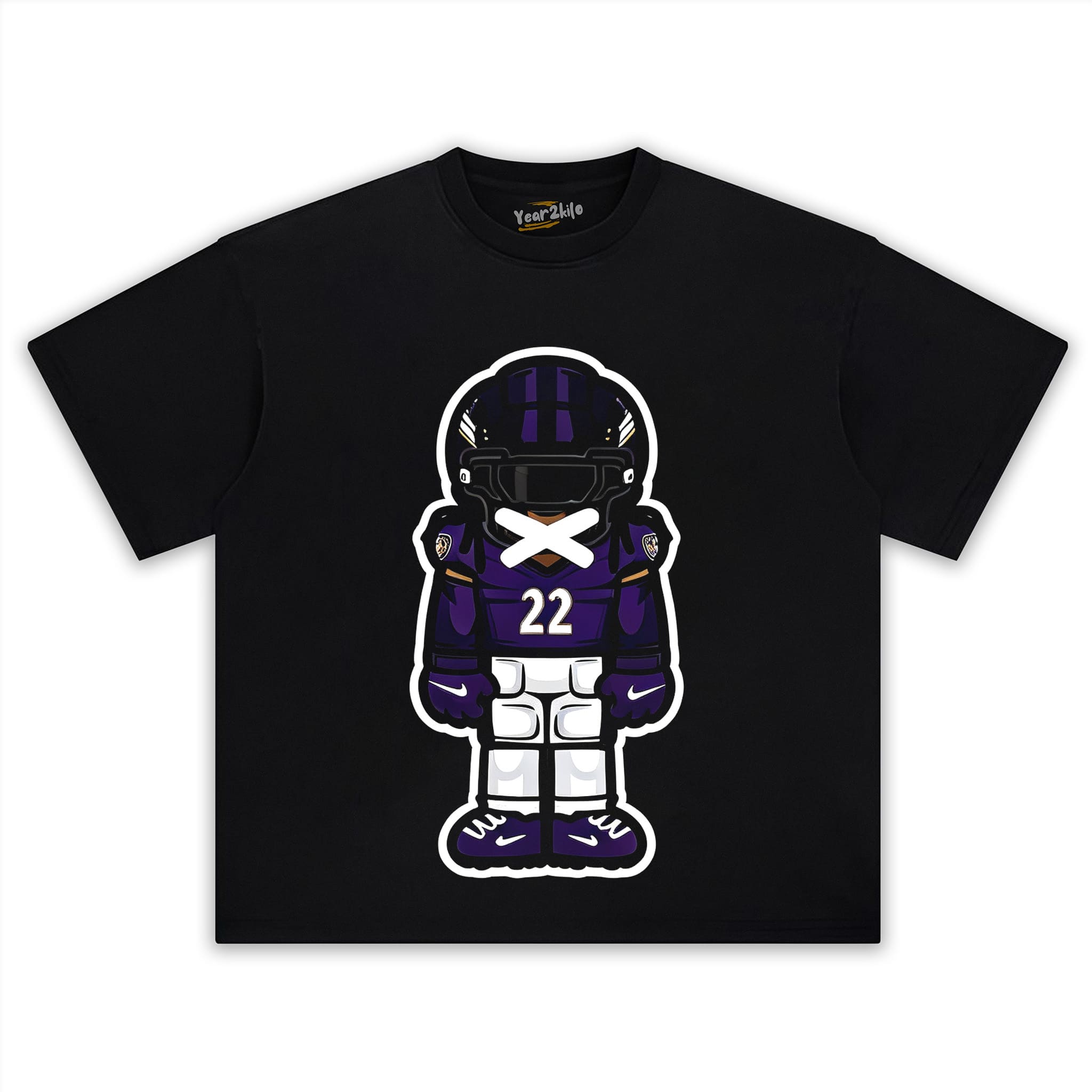 CARTOON FOOTBALL V7 TANK TOP & TEE & LONG SLEEVE & LAYERED LS & HOODIE