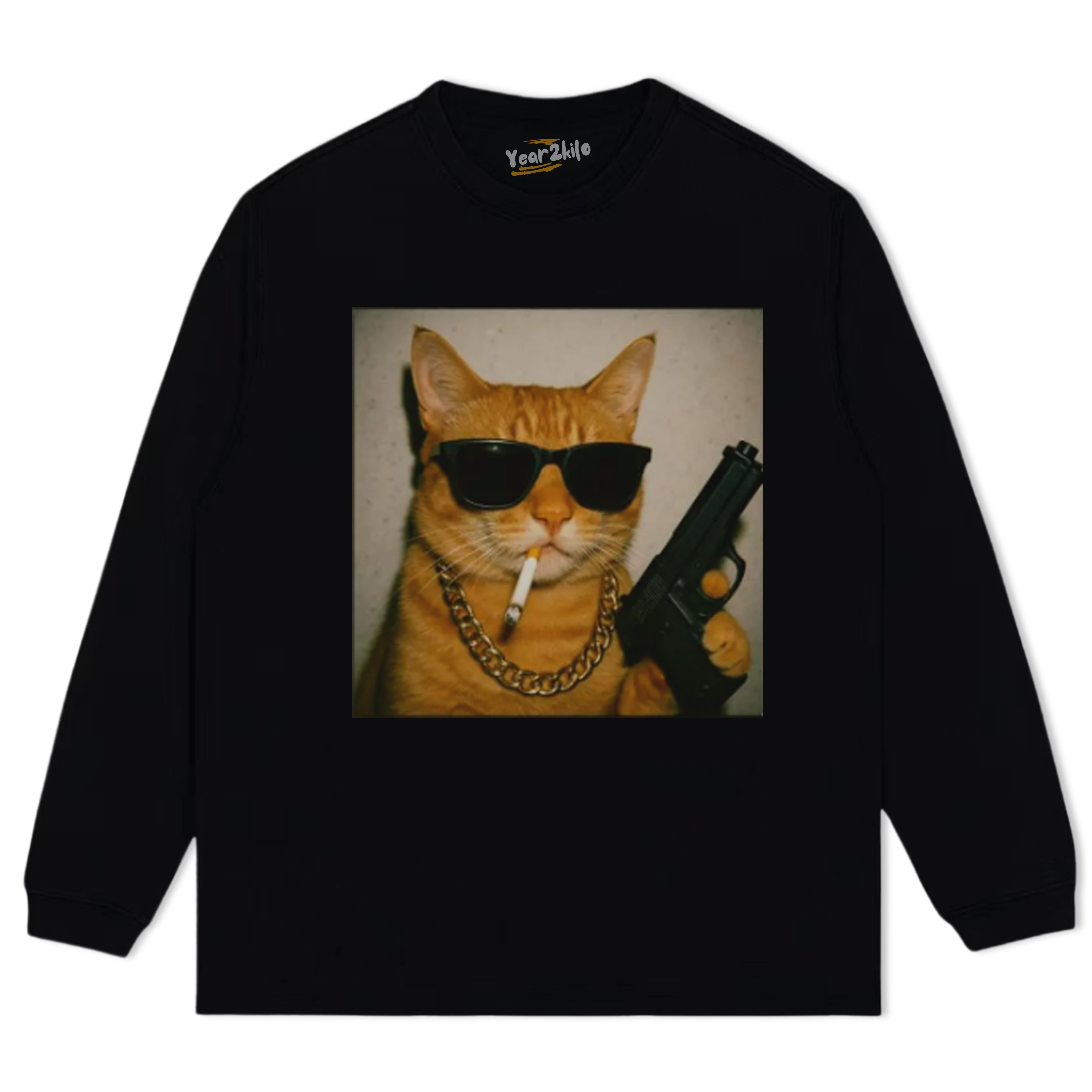 CAT MEME TANK TOP & TEE & LONG SLEEVE & LAYERED LS & HOODIE