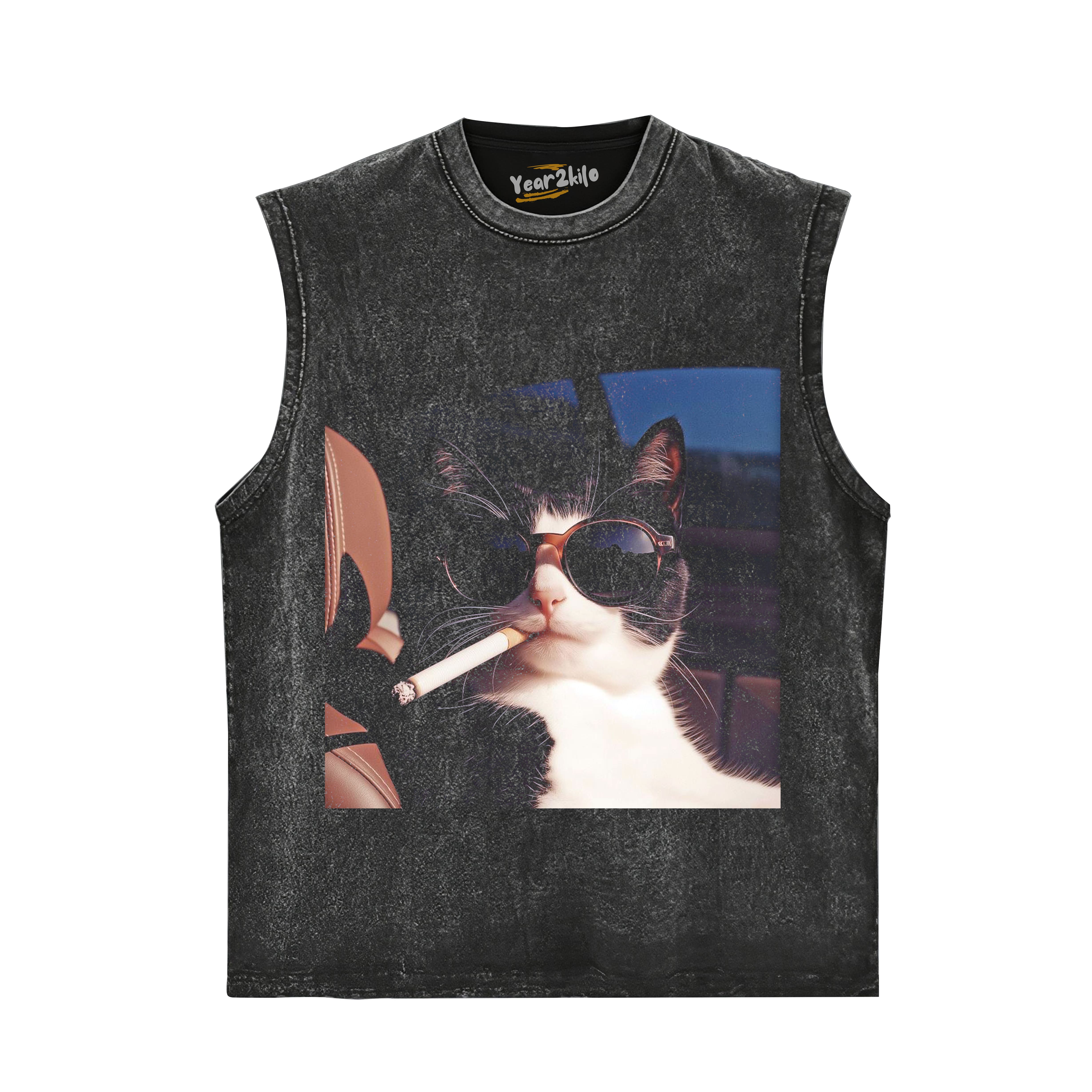 CAT MEME V6 TANK TOP & TEE & LONG SLEEVE & LAYERED LS & HOODIE