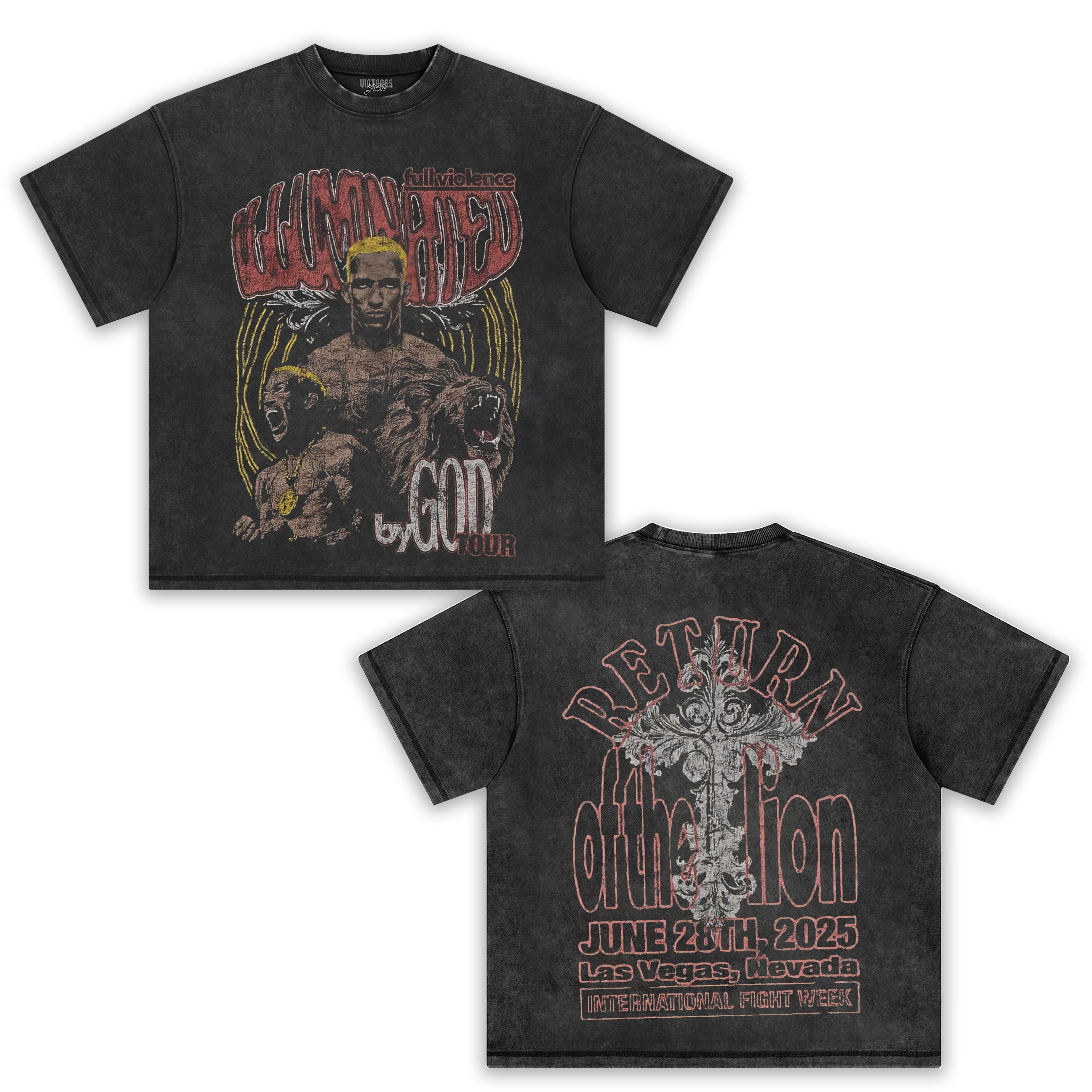 CHARLES OLIVEIRA - DO BRONX BY GOD TOUR TEE