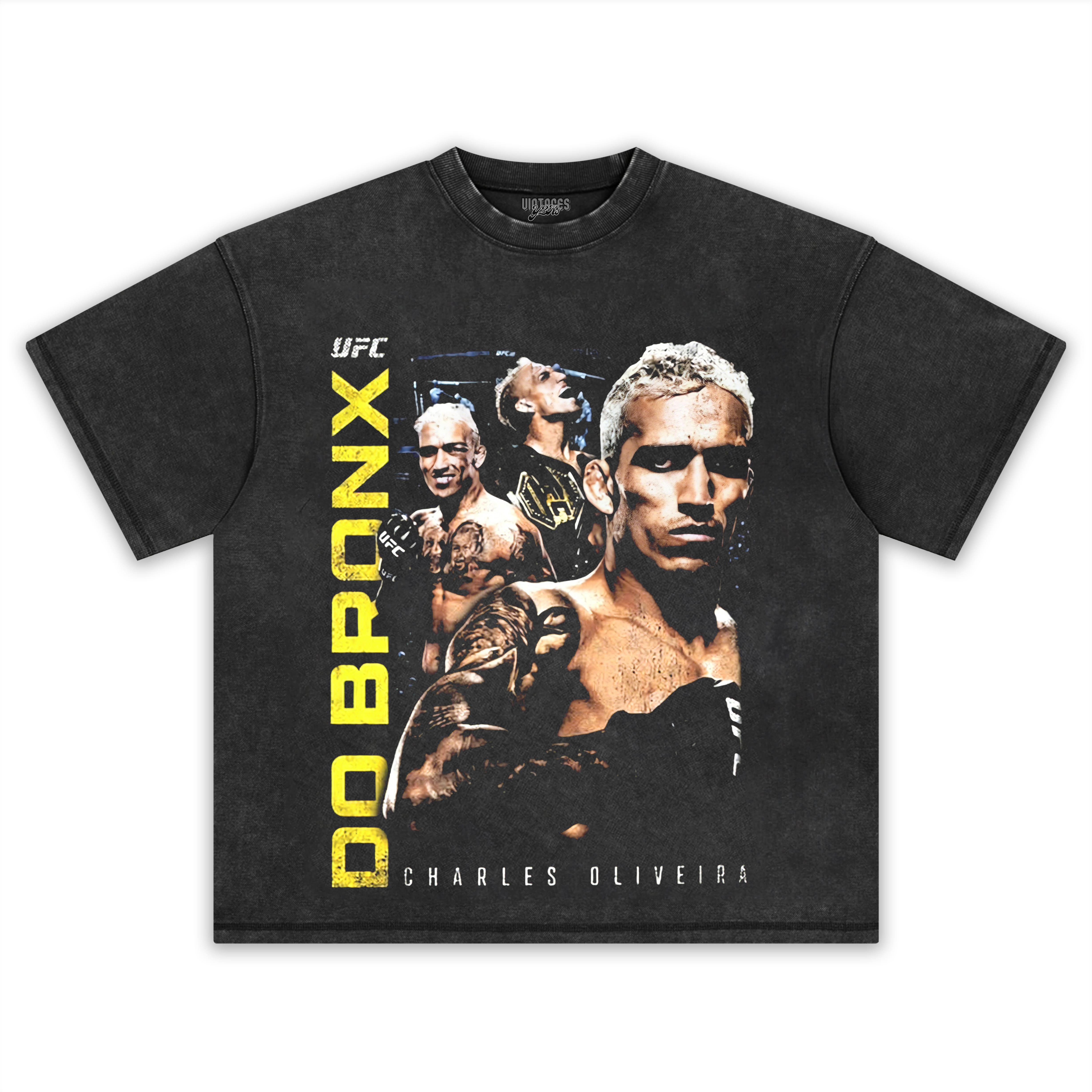 CHARLES OLIVEIRA RETRO VINTAGE TEE & LS & HOODIE
