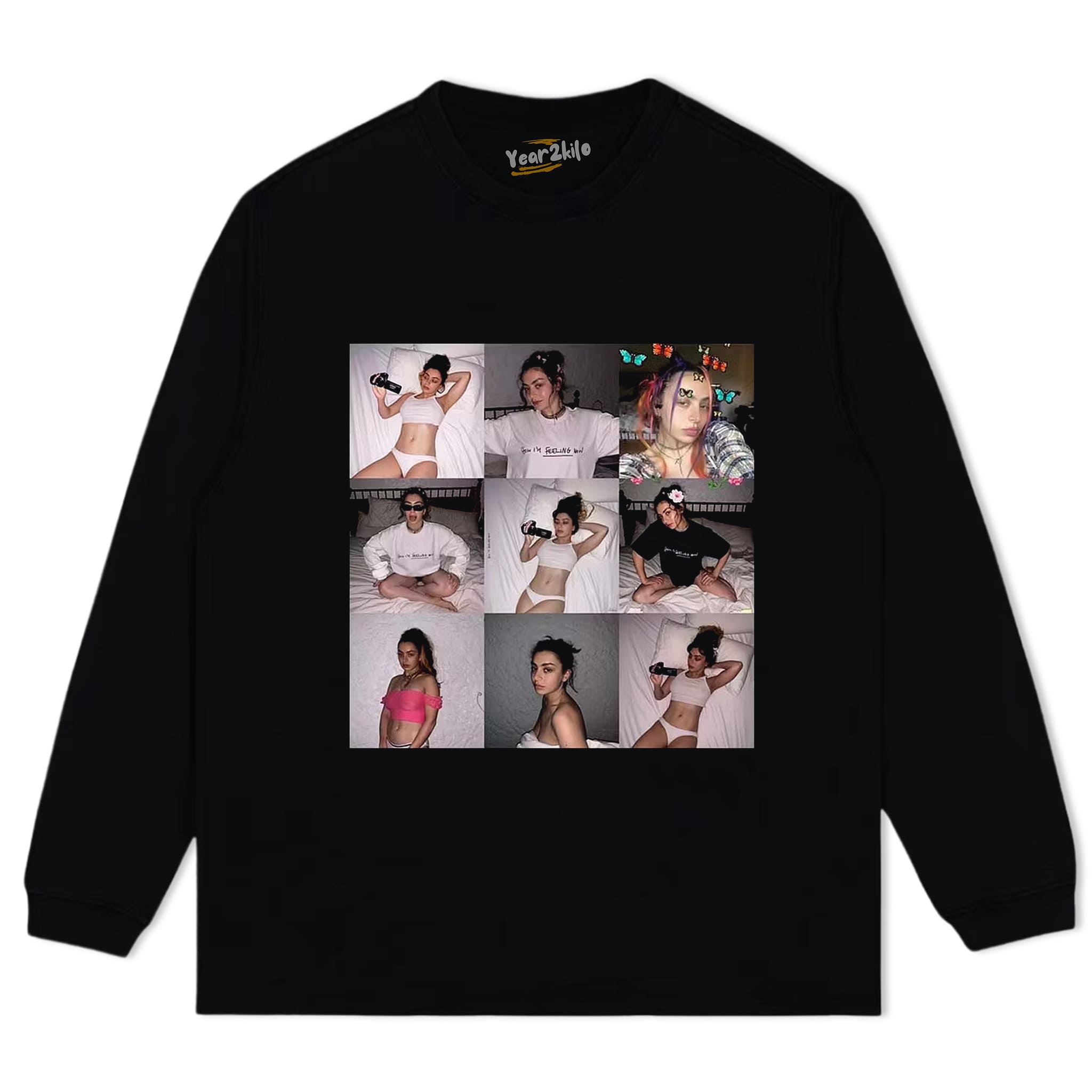 CHARLI XCX 2026 V5 TANK TOP & TEE & LONG SLEEVE & LAYERED LS & HOODIE