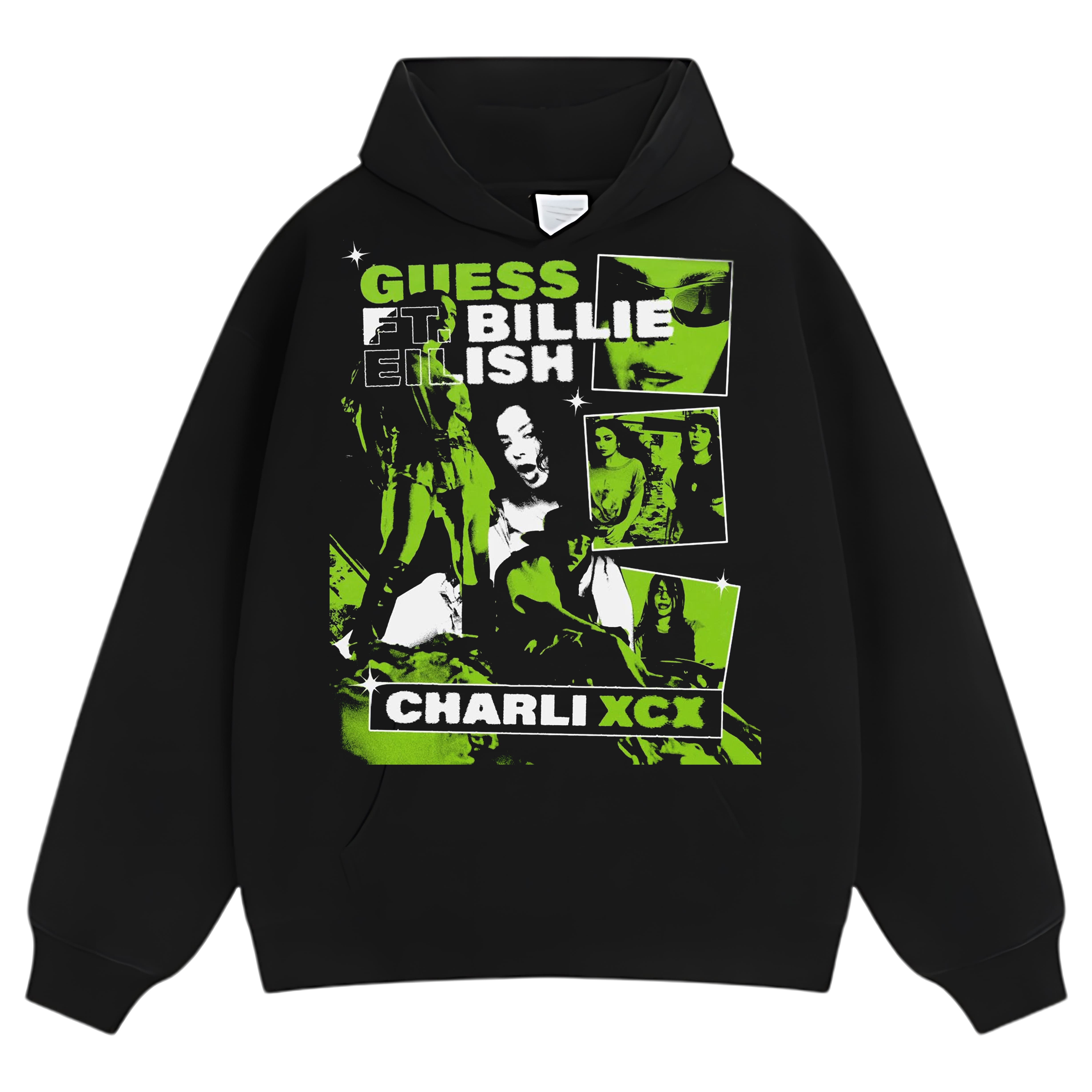 CHARLI XCX & BILLIE EILISH - GUESS TEE & LS & HOODIE