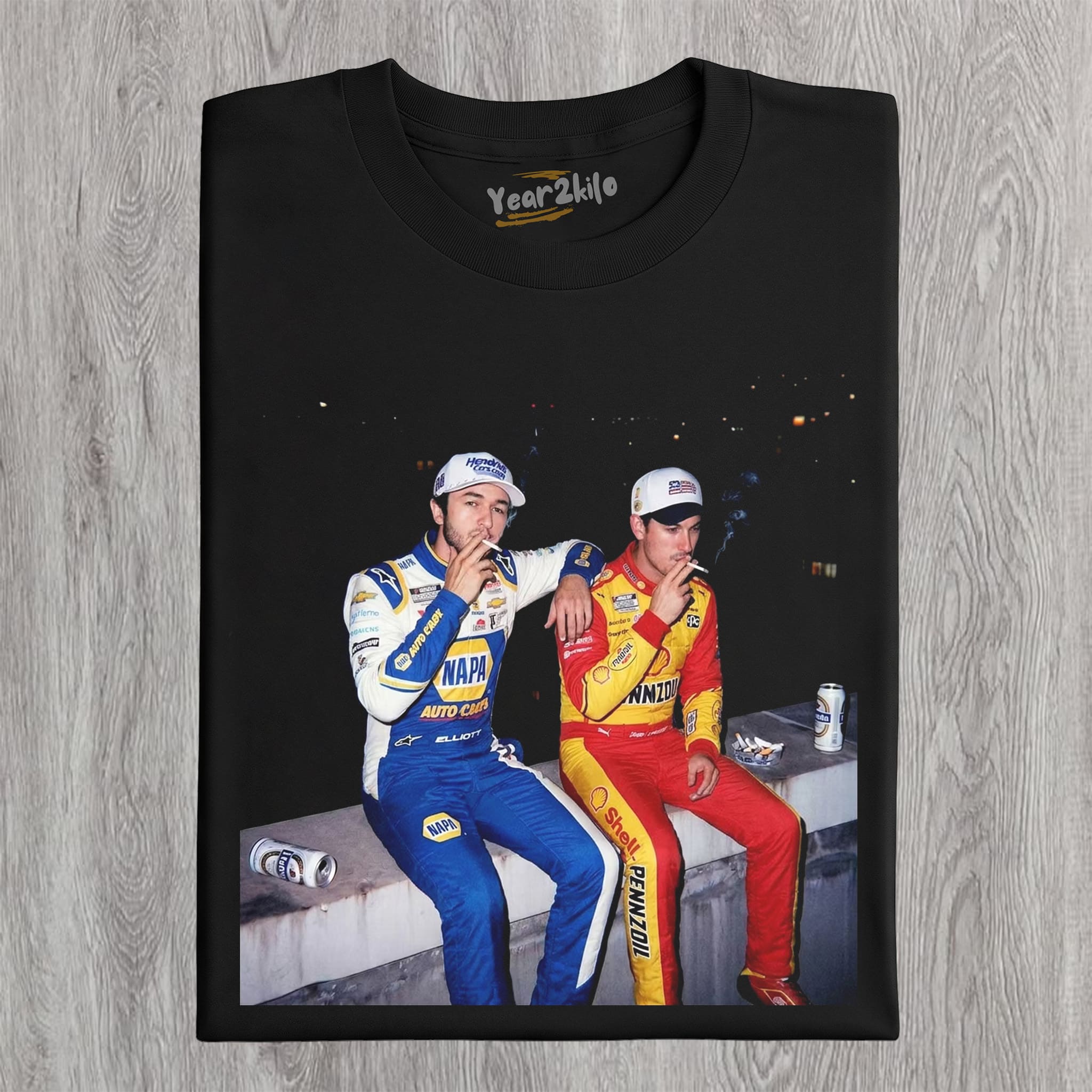 CHASE ELLIOTT & JOEY LOGANO TANK TOP & TEE & LONG SLEEVE & LAYERED LS & HOODIE