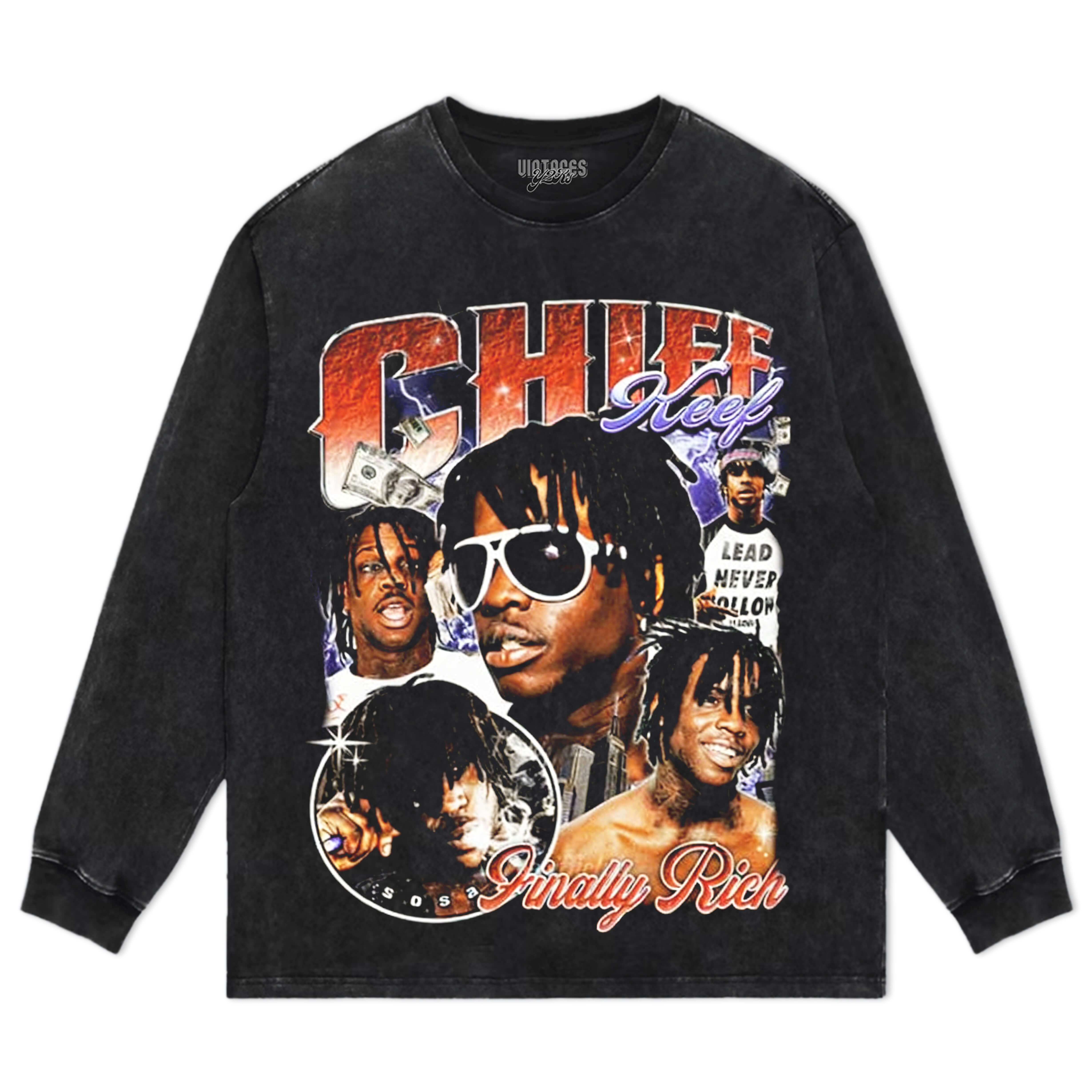 CHIEF KEEF FINALLY RICH TEE & LS & HOODIE