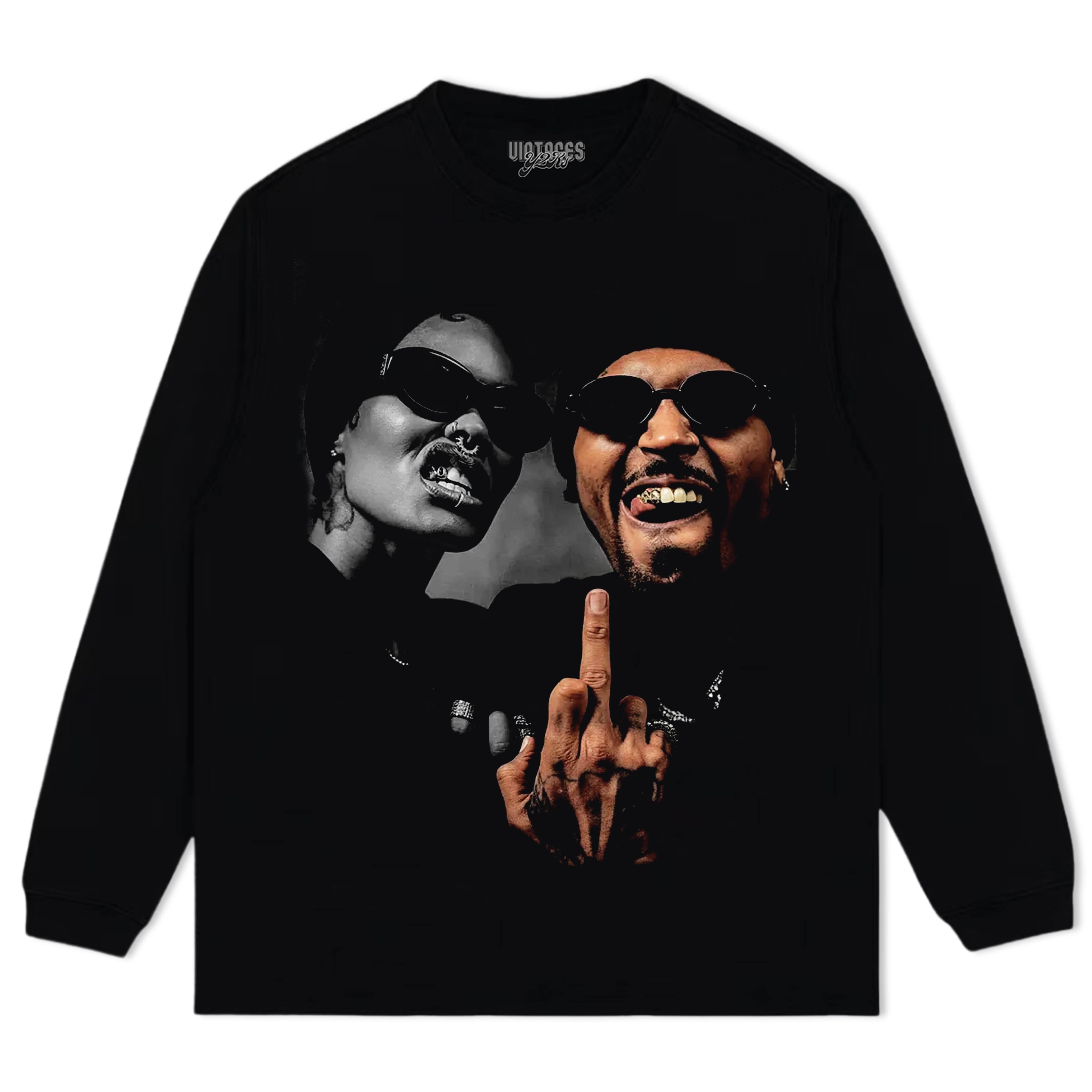CHRIS BROWN & TEYANA TAYLOR TEE & LS & HOODIE