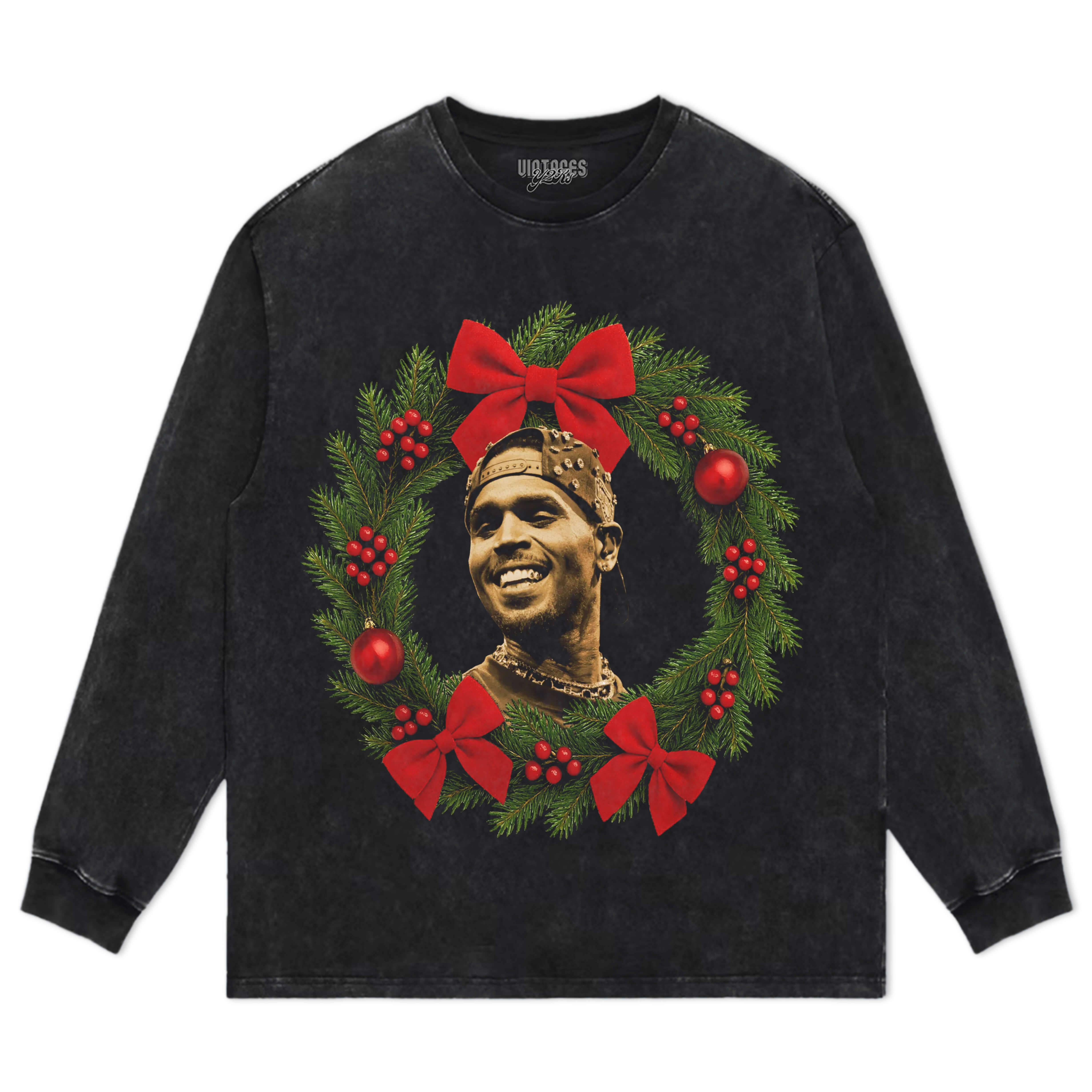 CHRIS BROWN & WREATH TEE & LS & HOODIE