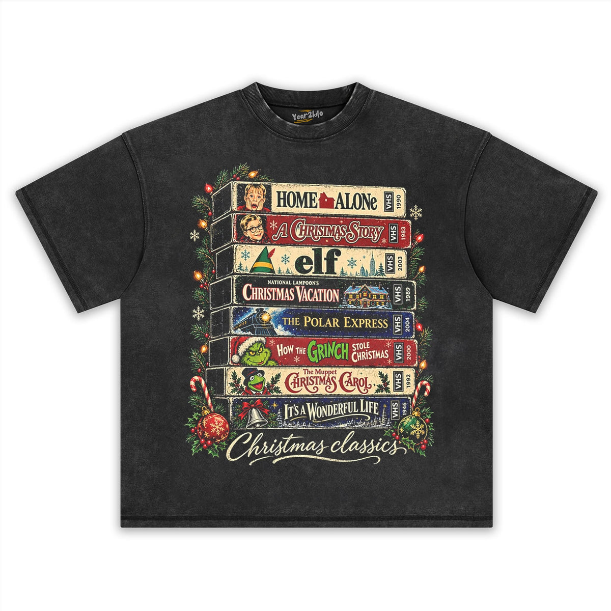 CHRISTMAS MOVIE CLASSICS TANK TOP & TEE & LONG SLEEVE & LAYERED LS & HOODIE