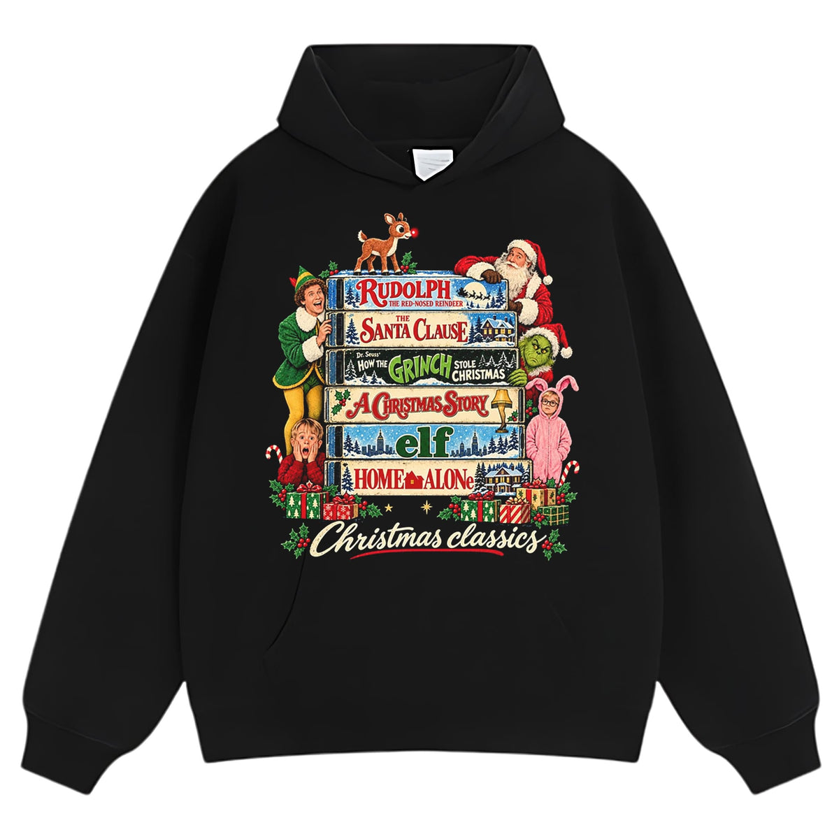 CHRISTMAS MOVIE CLASSICS V2 TANK TOP & TEE & LONG SLEEVE & LAYERED LS & HOODIE